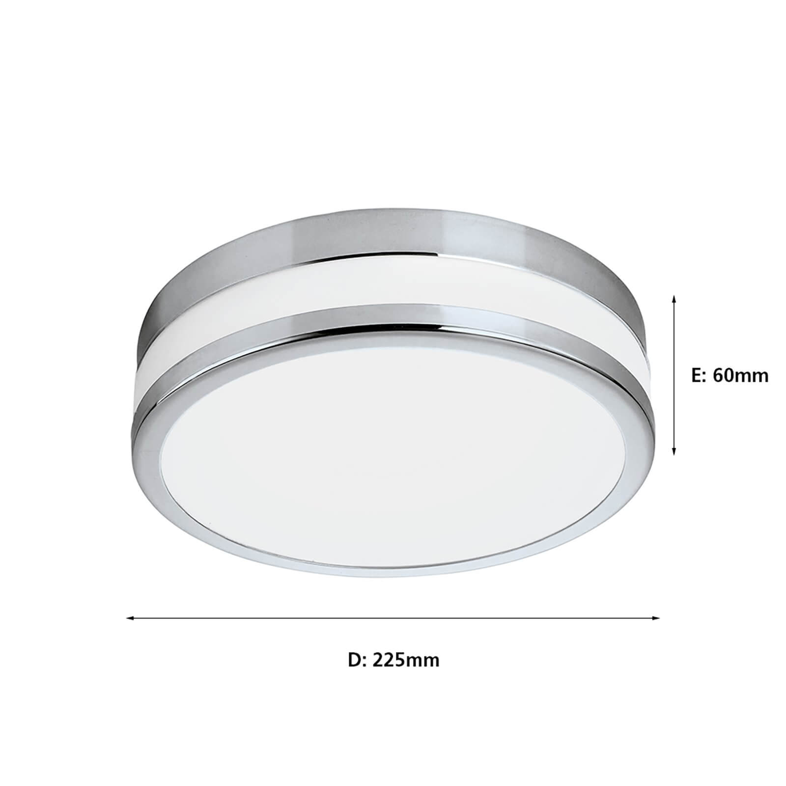 Eglo LED Palermo Flush Light - Chrome