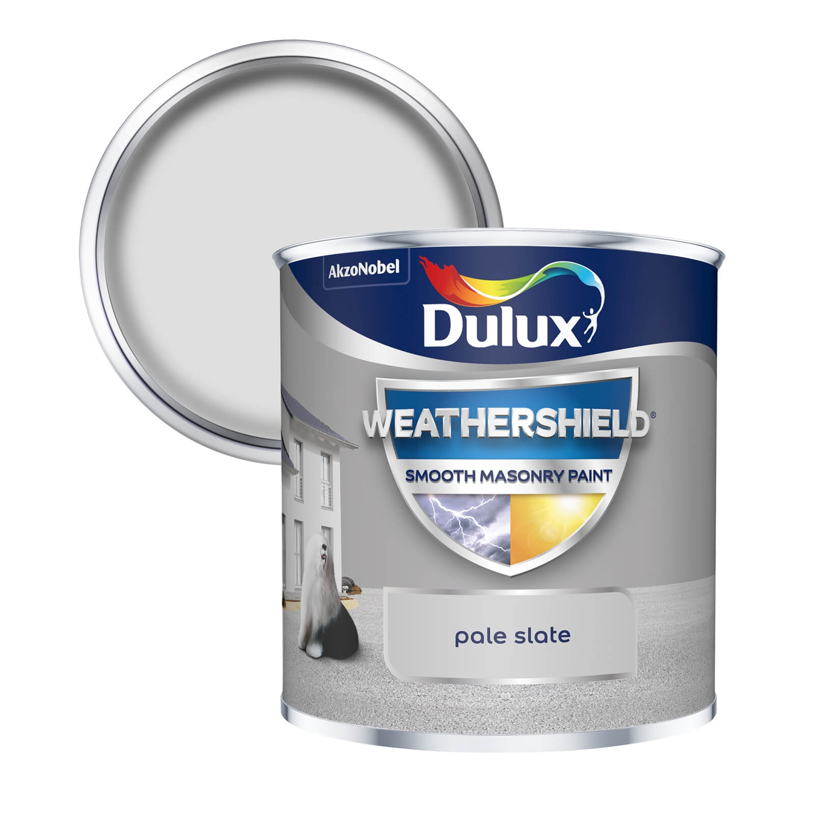 Dulux Weathershield Smooth Masonry Paint Pale Slate - Tester 250ml