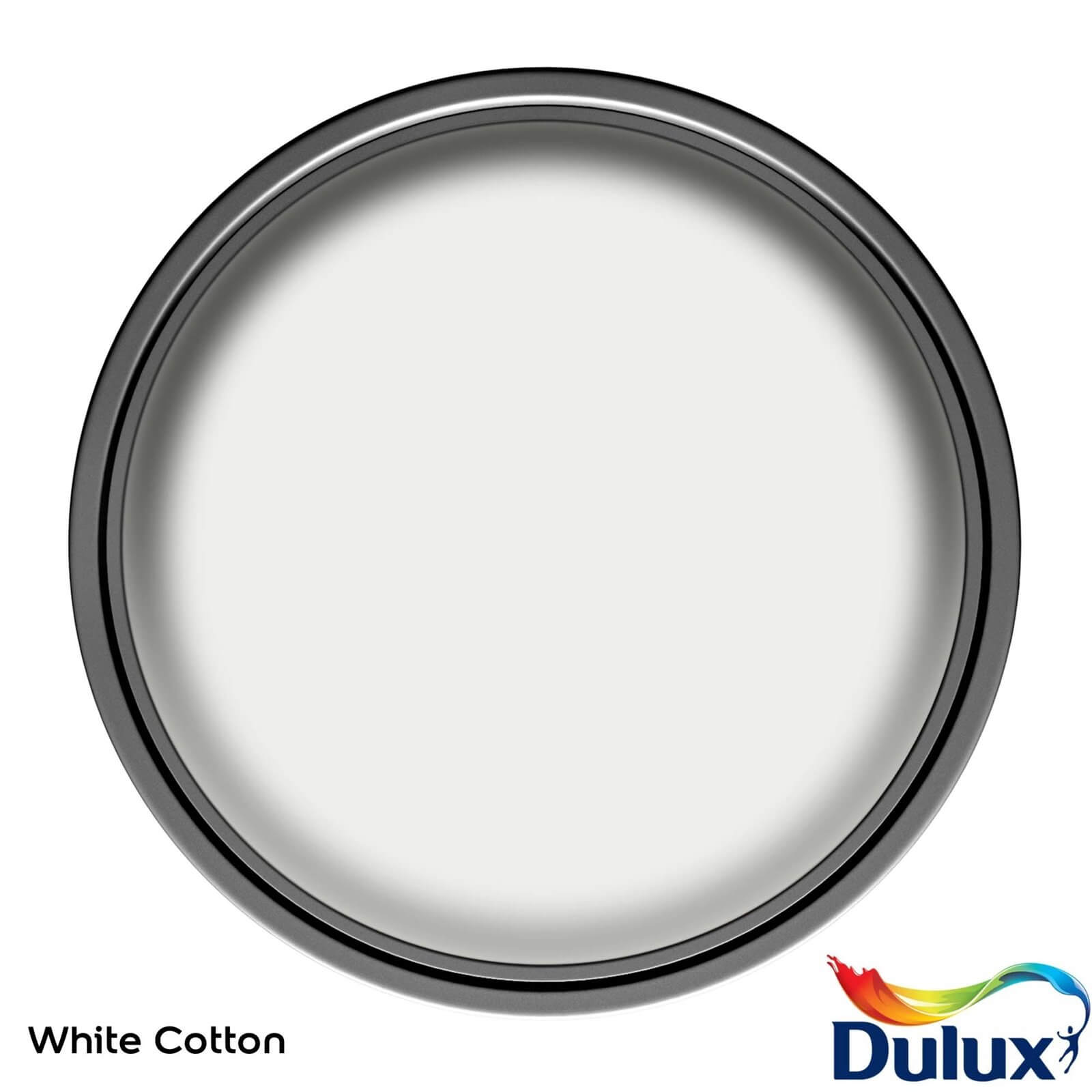 Dulux Quick Dry Gloss Paint White Cotton 750ml Homebase