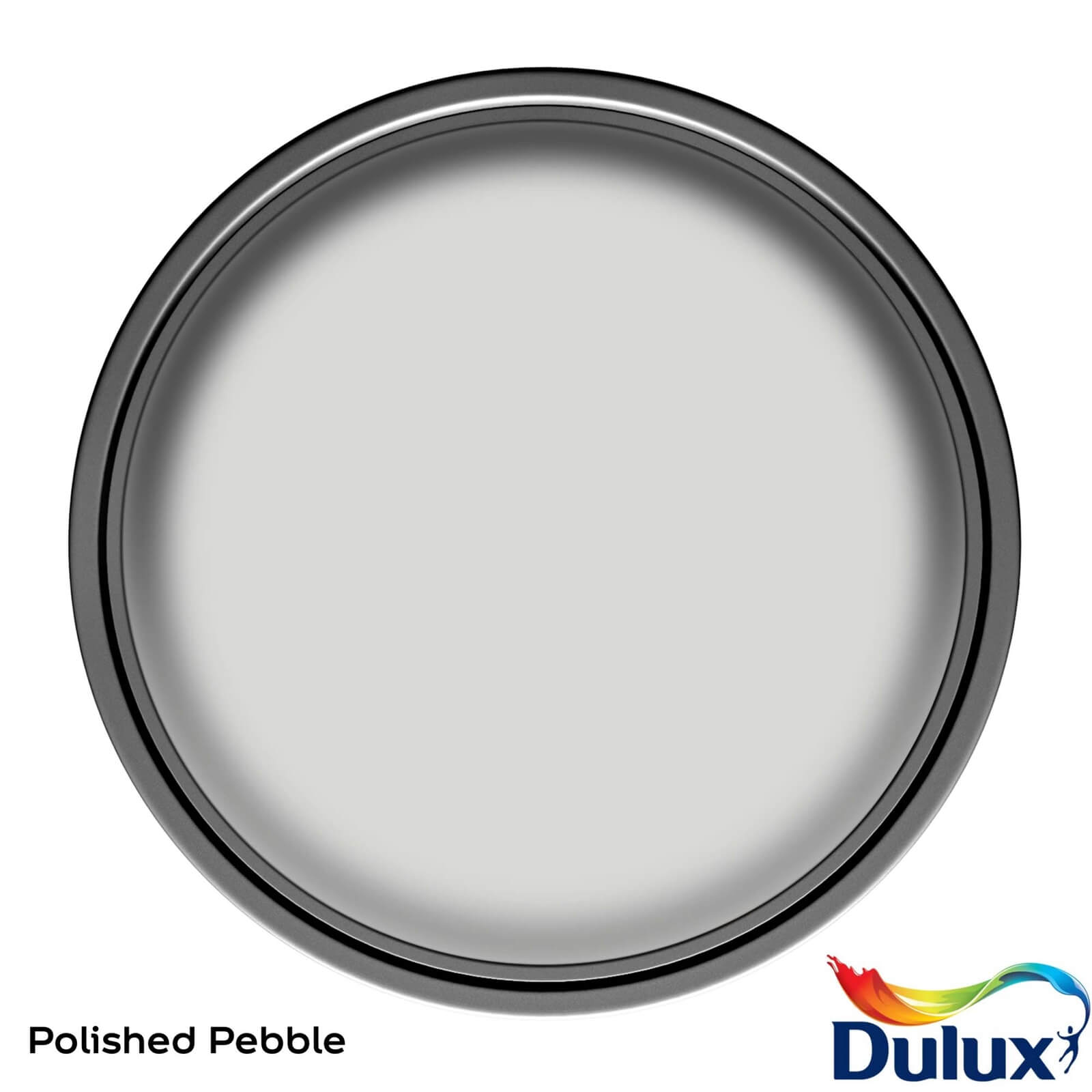 Dulux Quick Dry Gloss Paint Polished Pebble - 750ml