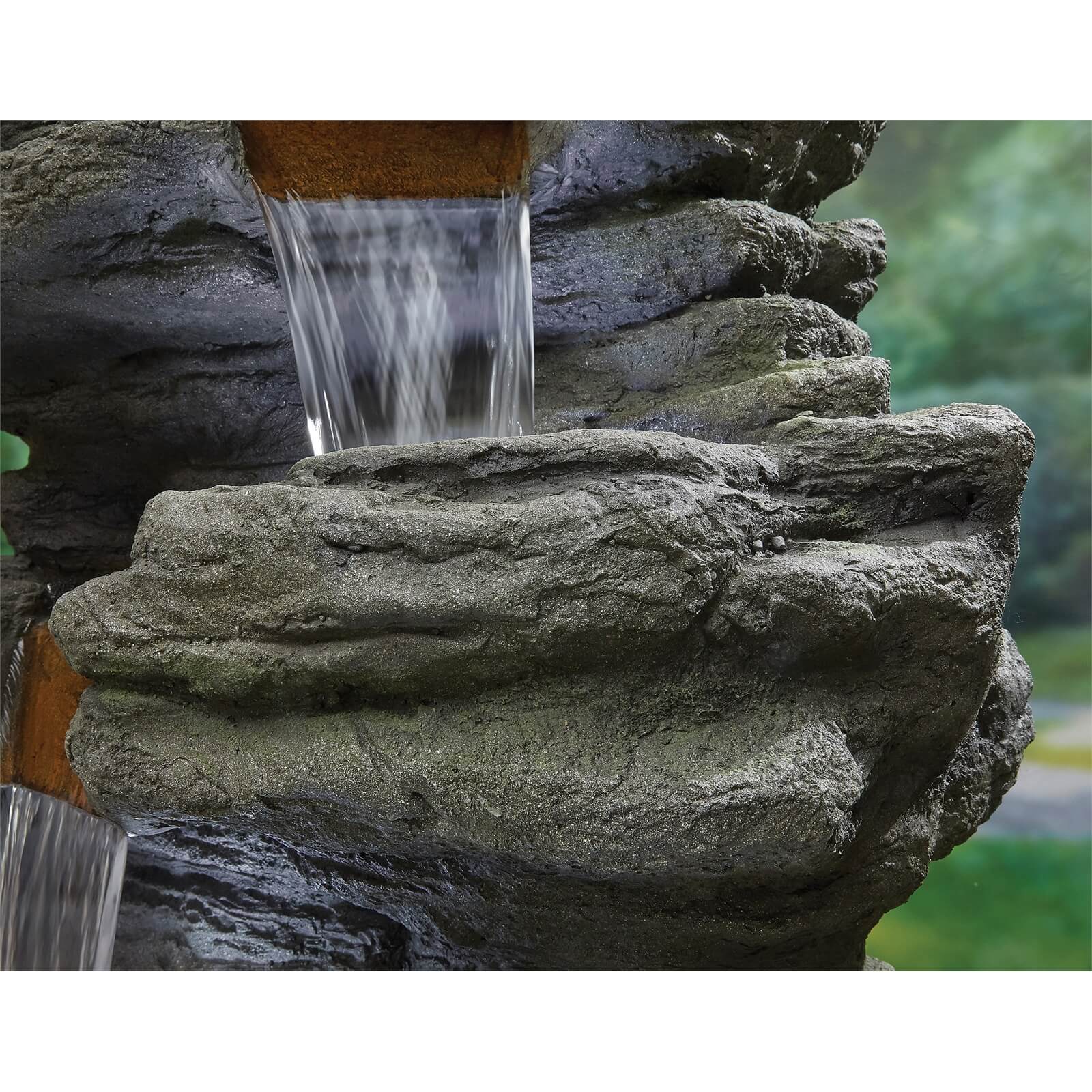 Stylish Fountains Atlas Falls Water Feature (Includes LEDS)