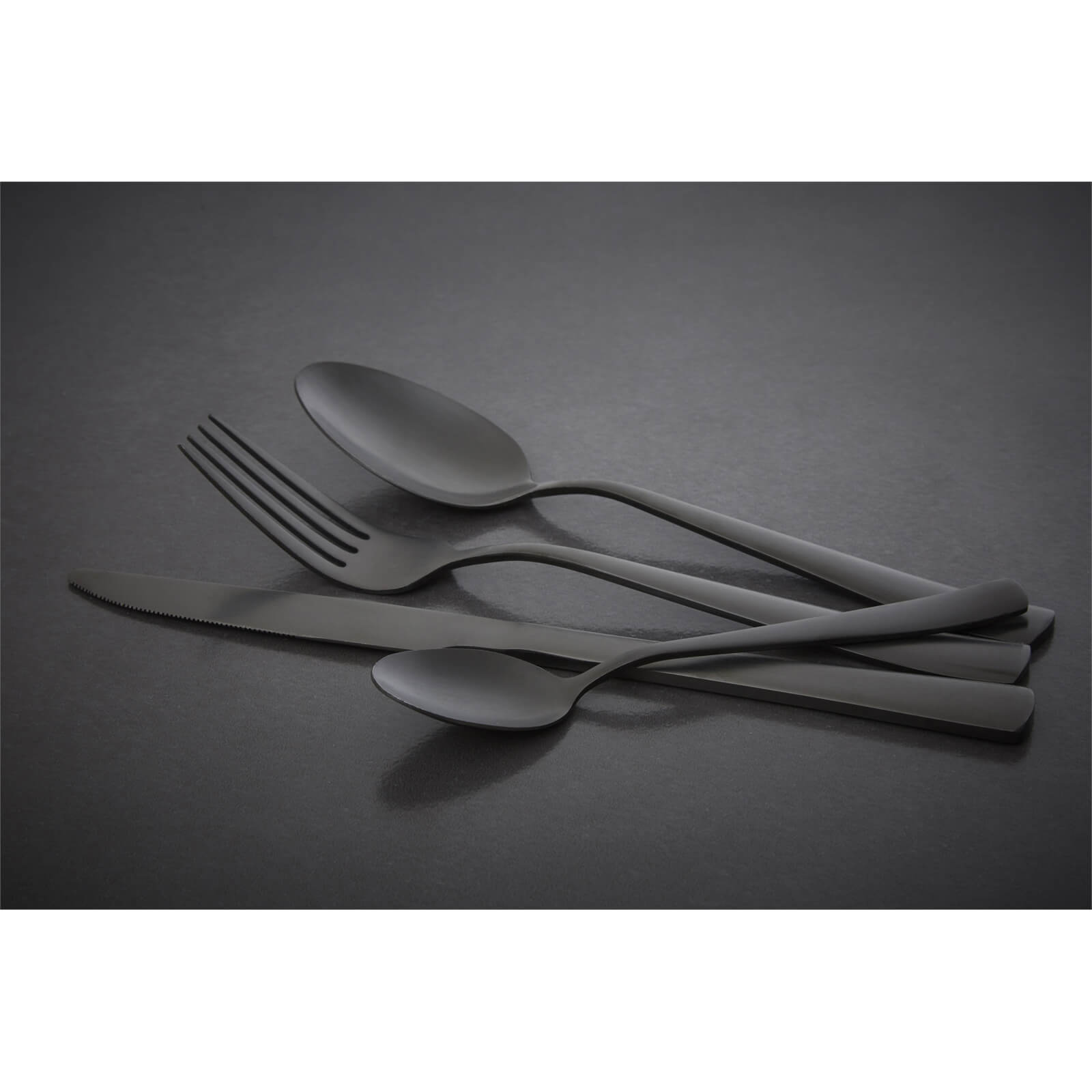 Avie Cutlery Set - Onyx - 16 Pieces