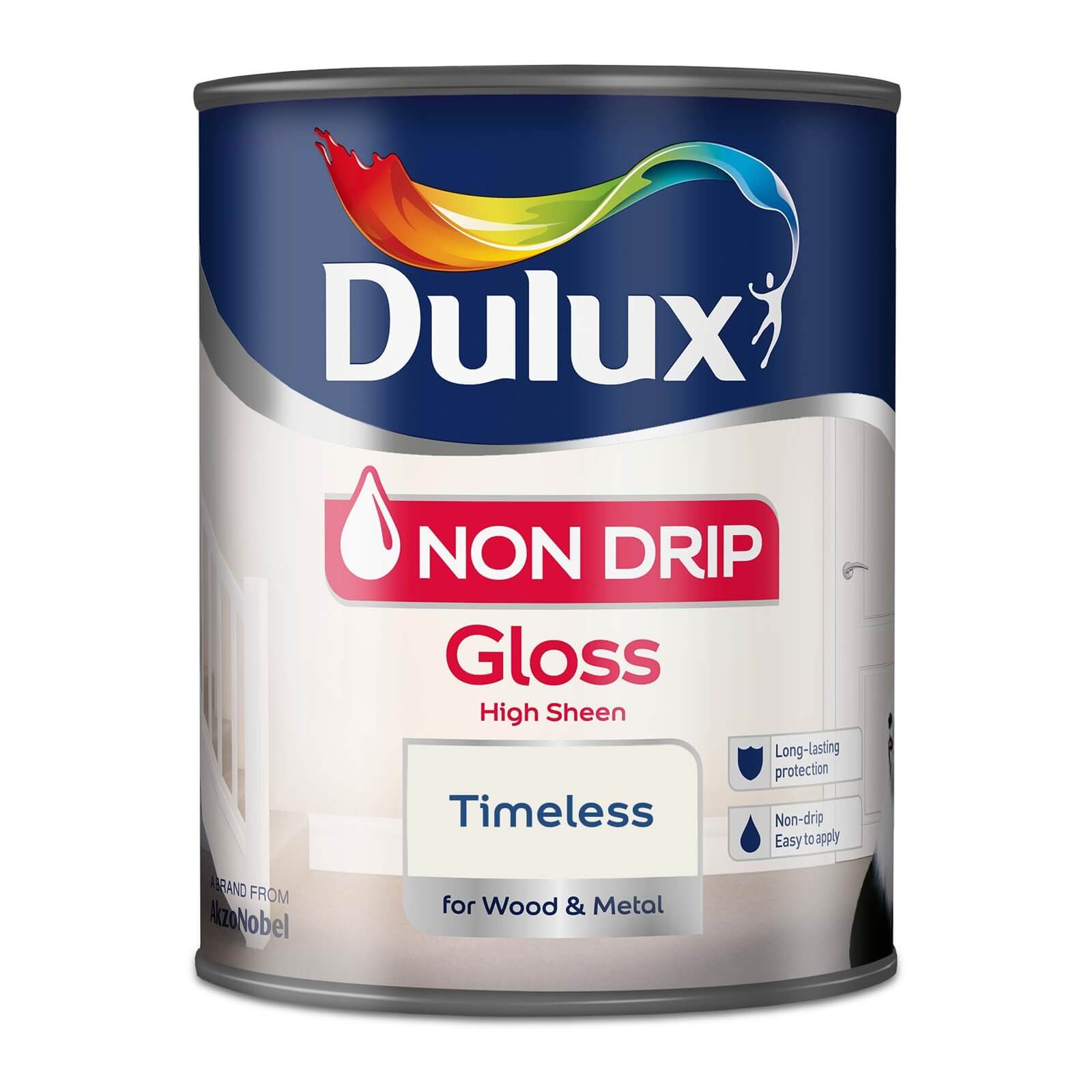 Dulux Paint Non Drip Gloss Paint Timeless - 750ml