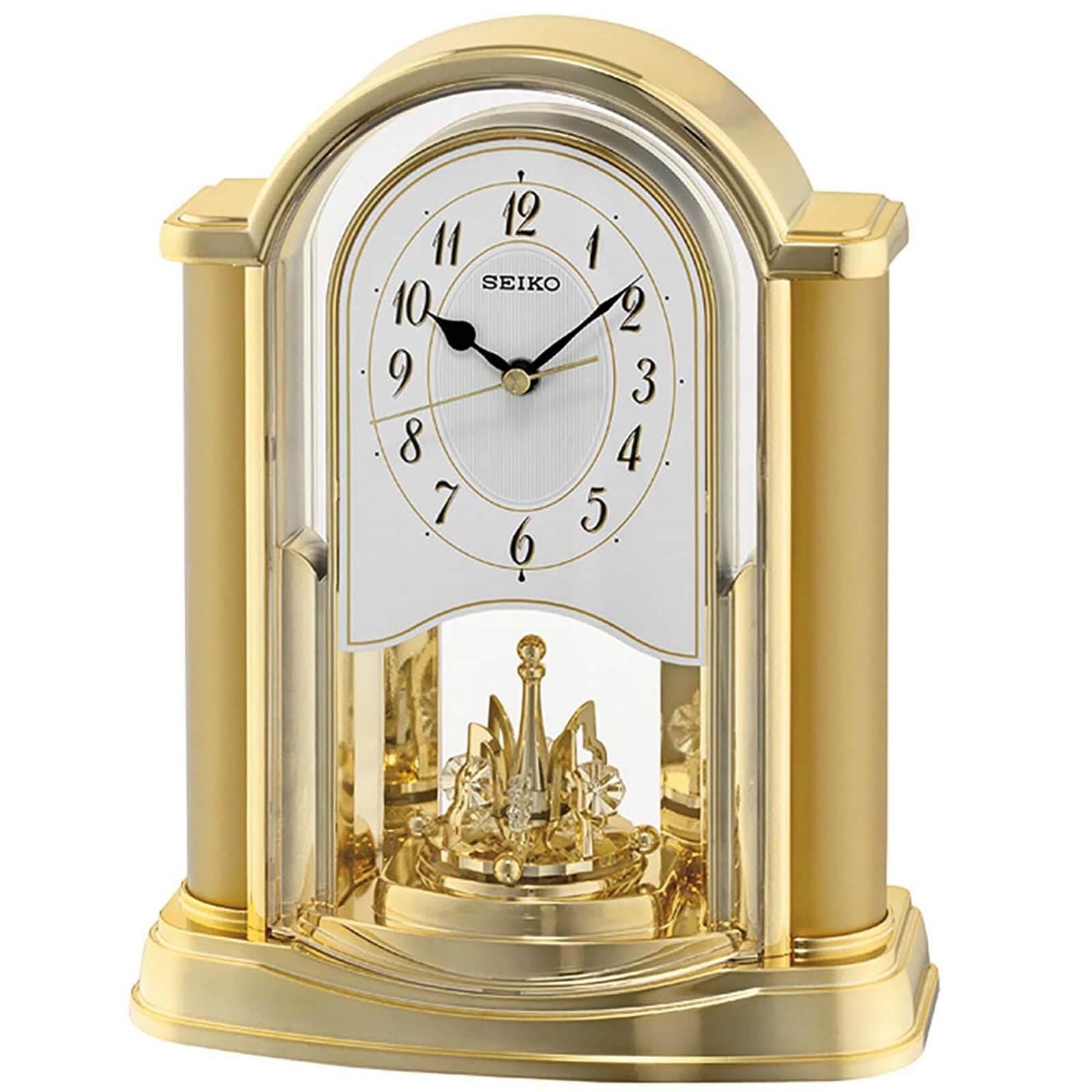 Seiko Rotating Pendulum Clock - Gold
