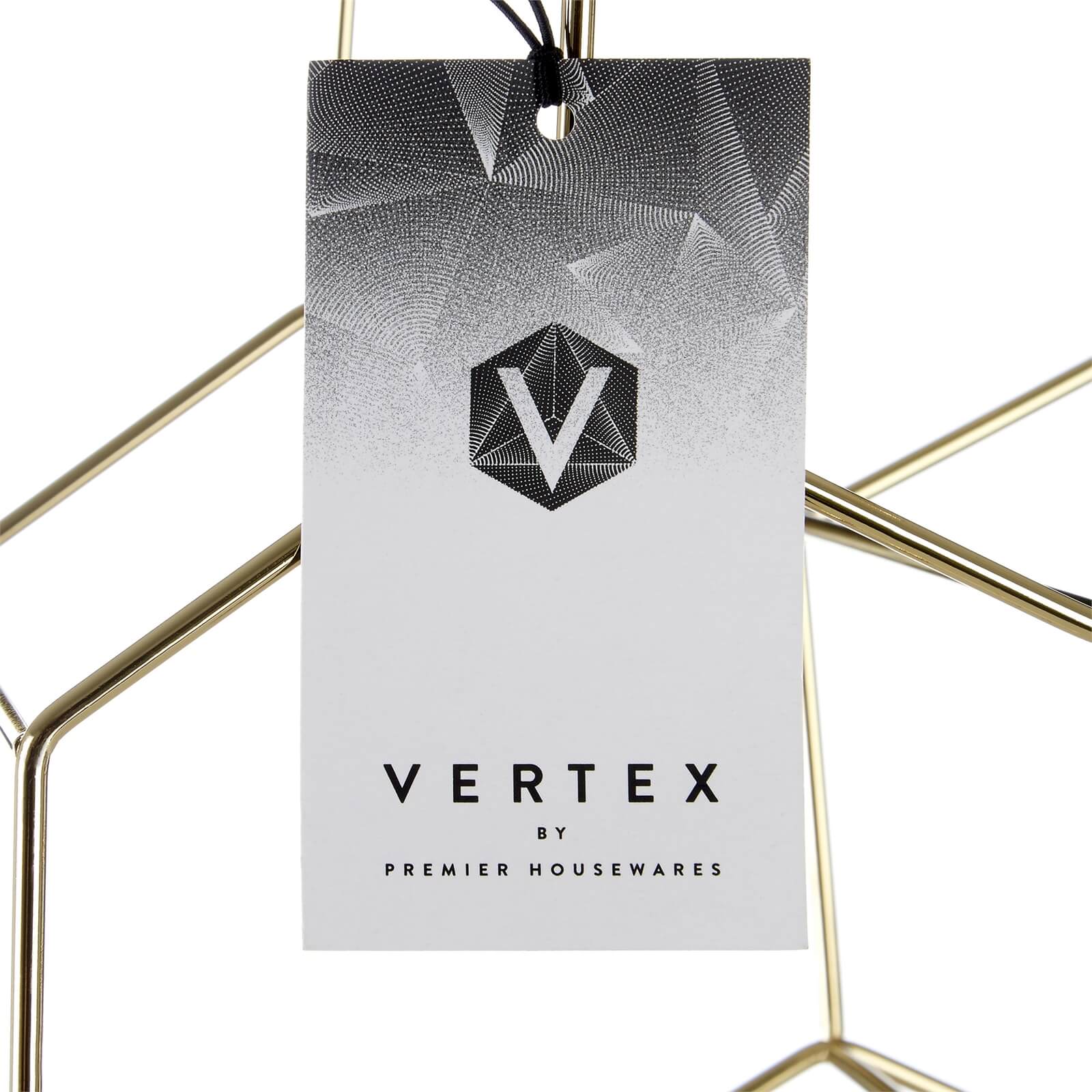 Vertex 6 Bottle Wine Rack - Gold Finish
