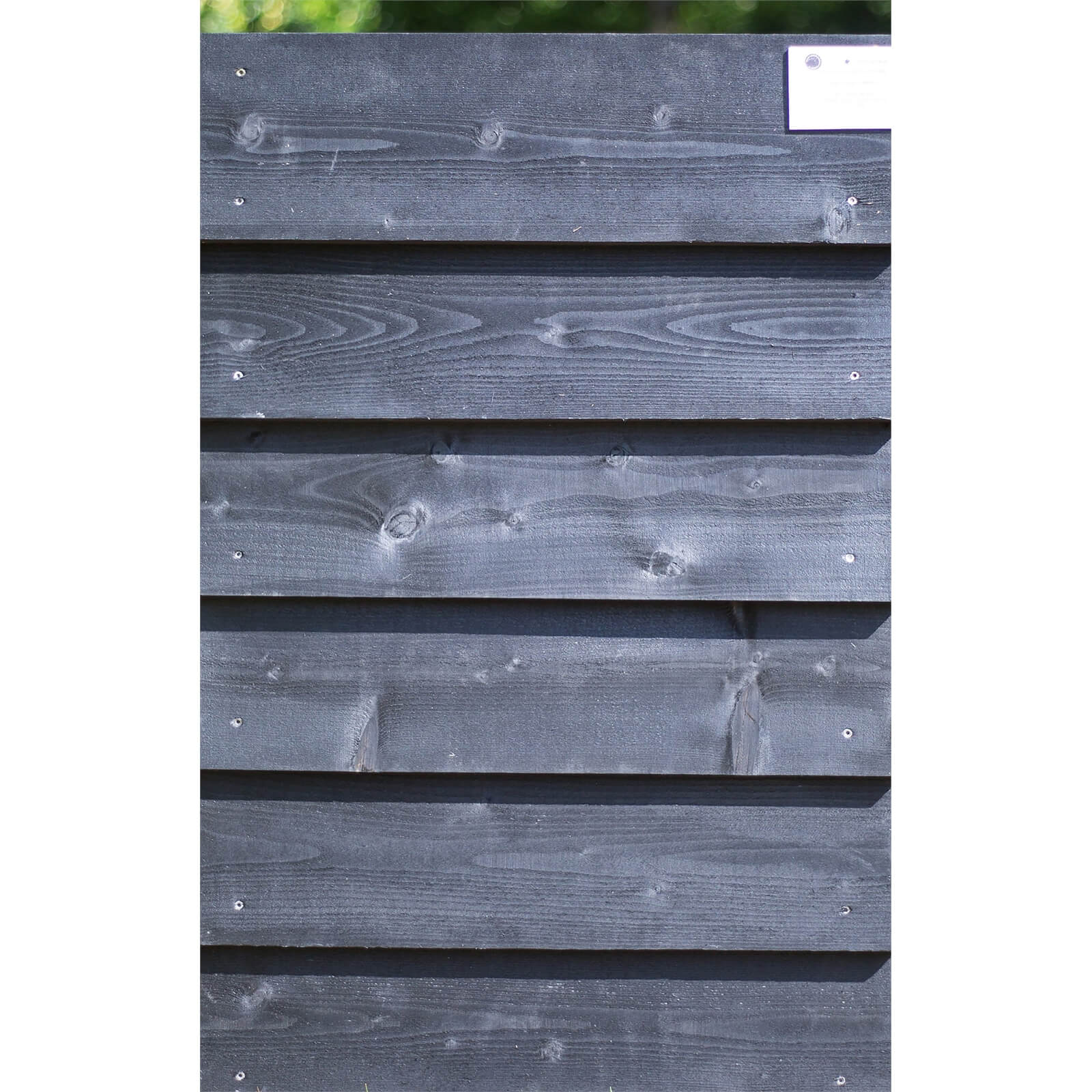 Black Painted Featheredge Cladding or Fencing pack of 22x175mmx4.2mtr (Pack of 4)