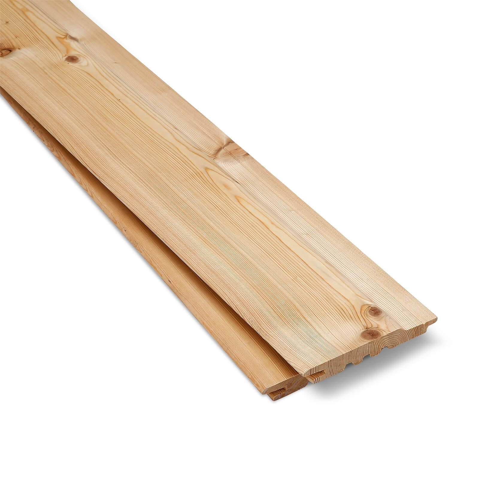 Siberian Larch Shiplap Cladding 19x146mmx4.0mtr (Pack of 5)