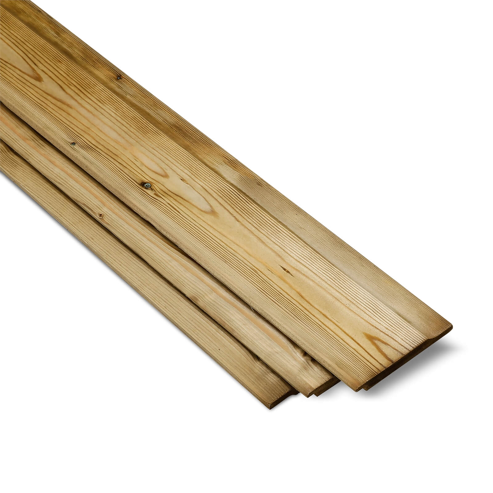 Green Treated Shiplap Cladding 14.5x119x2.4mtr (Pack of 4)