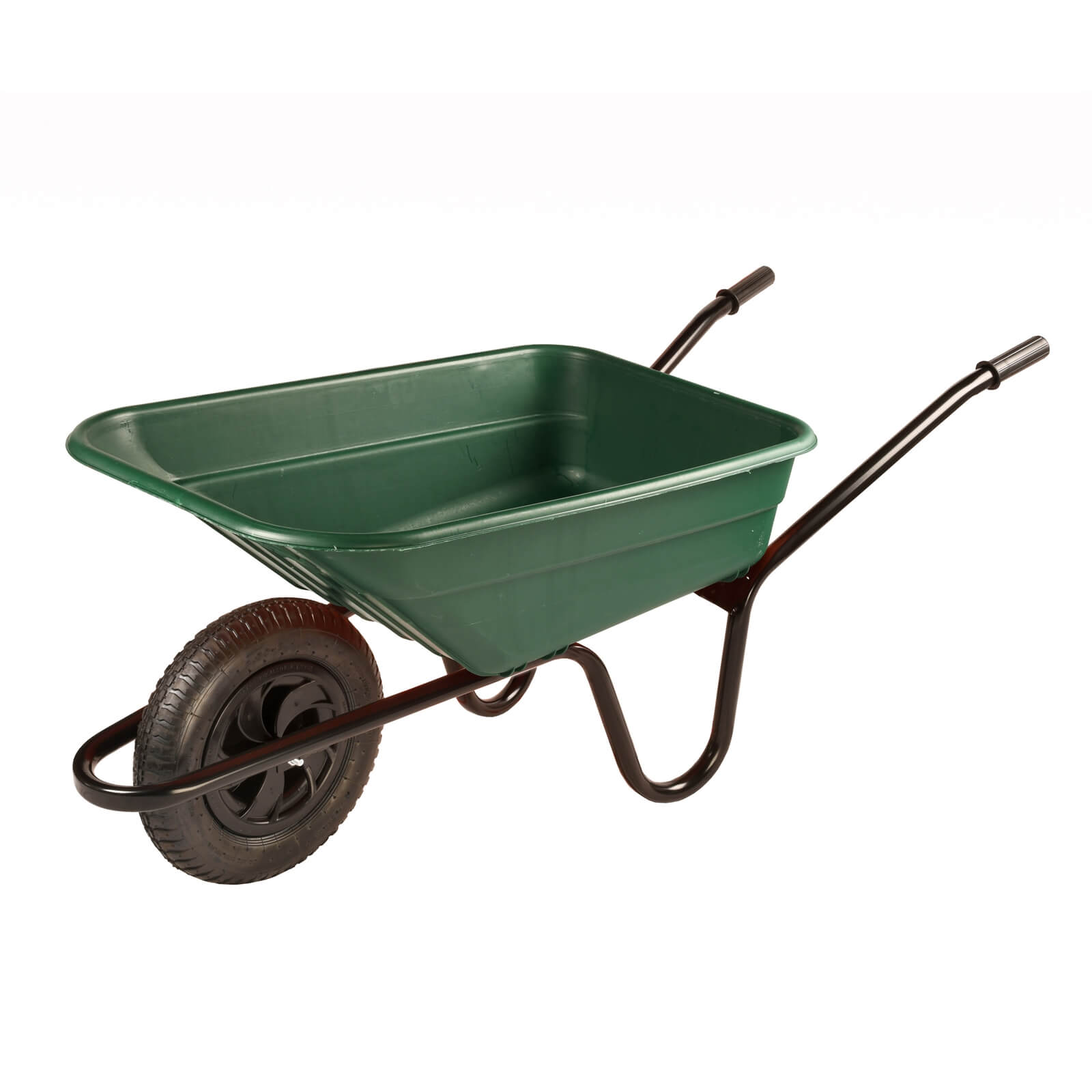 Walsall Wheelbarrows Green Wheelbarrow In A Box - 90 Litre