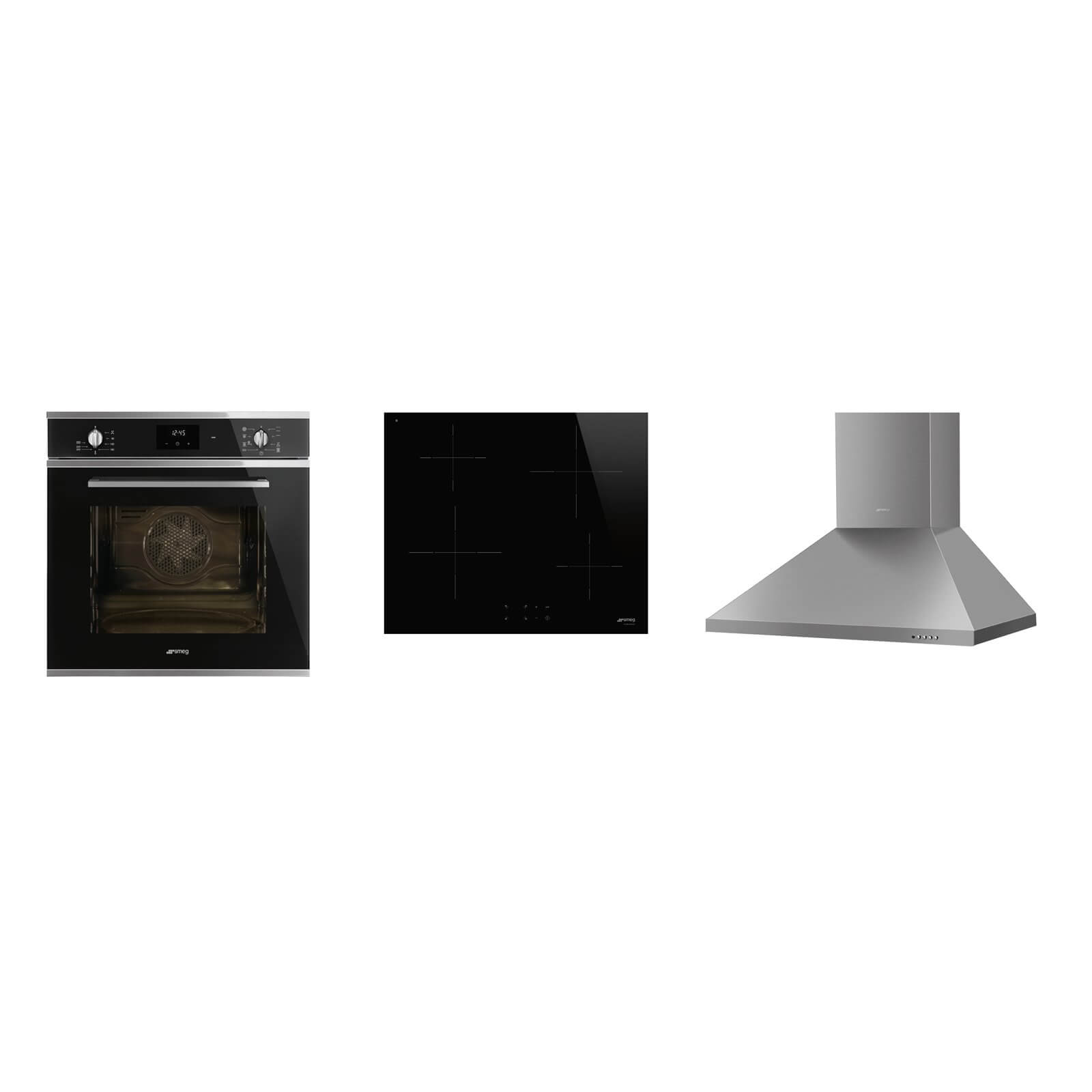 SMEG Cucina Multifunction Kitchen Appliance Pack (Bundle) - Black