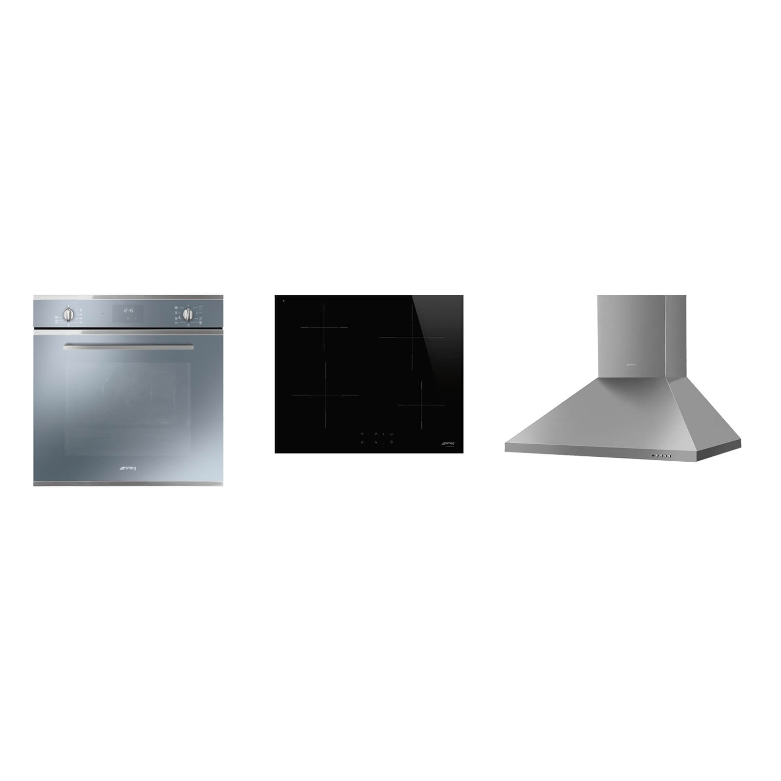 SMEG Cucina Multifunction Kitchen Appliance Pack (Bundle) - Silver