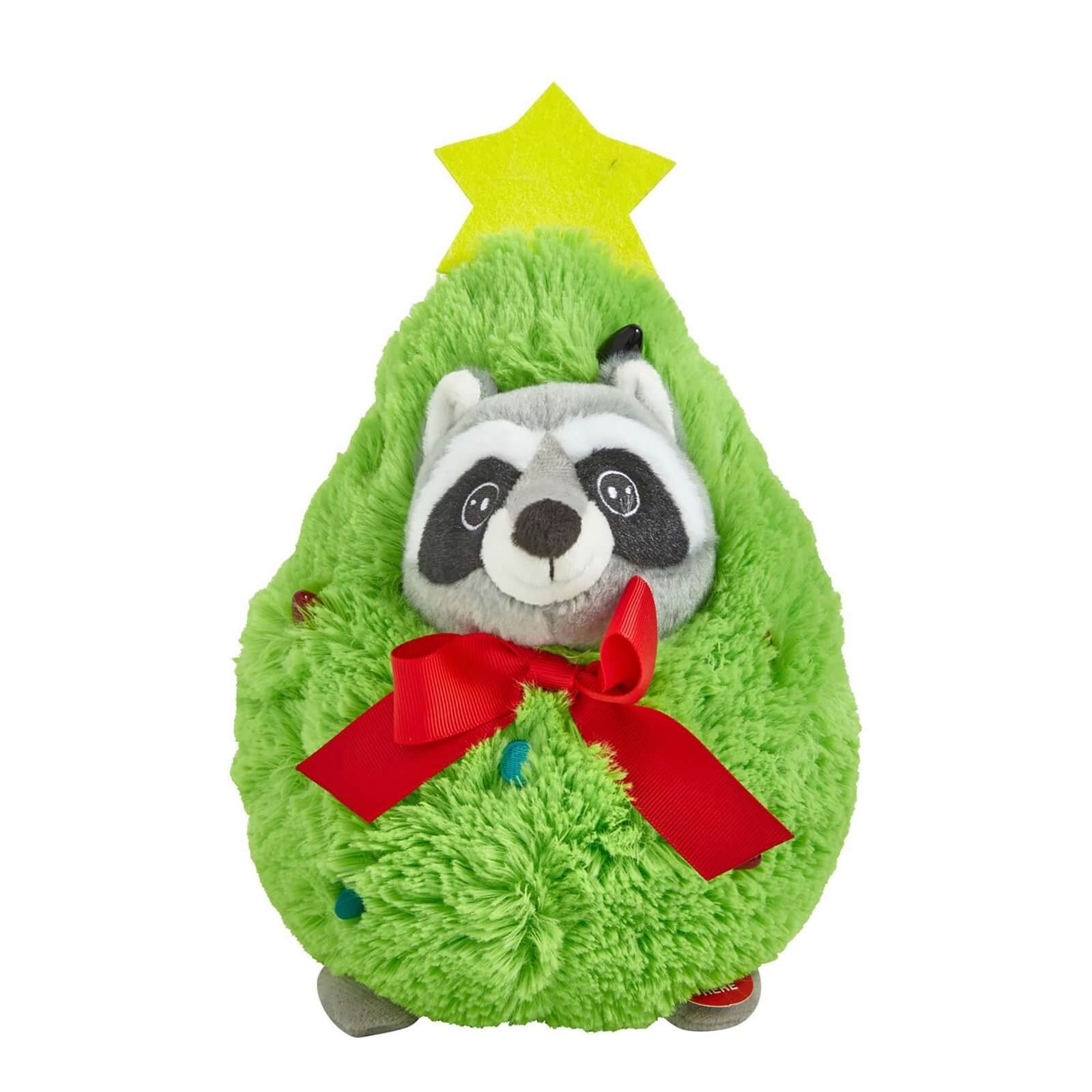 Spinning Racoon Christmas Musical Motion Character