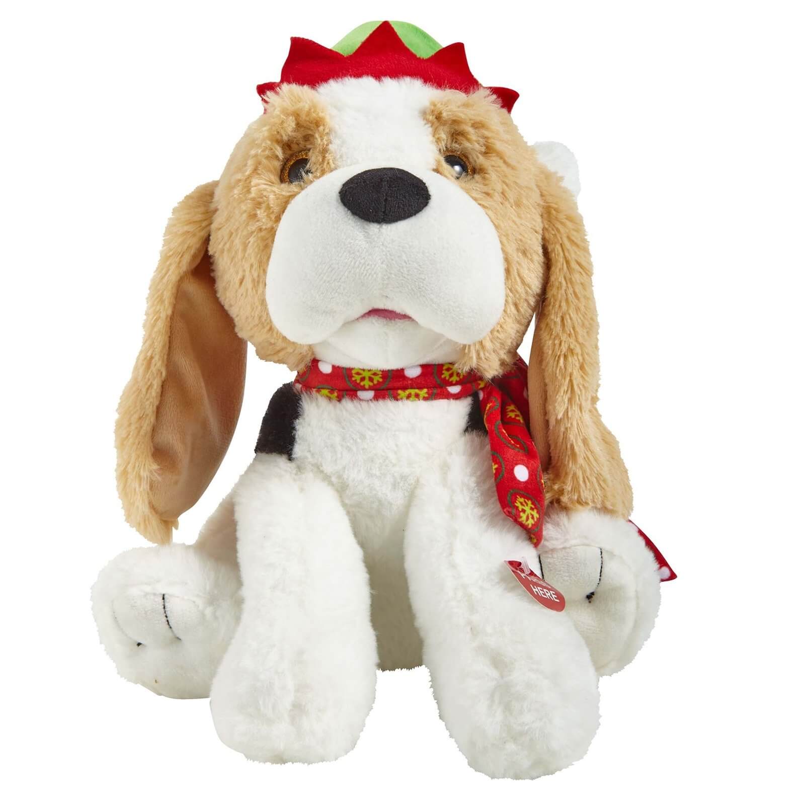Naughty Puppy Christmas Musical Motion Character