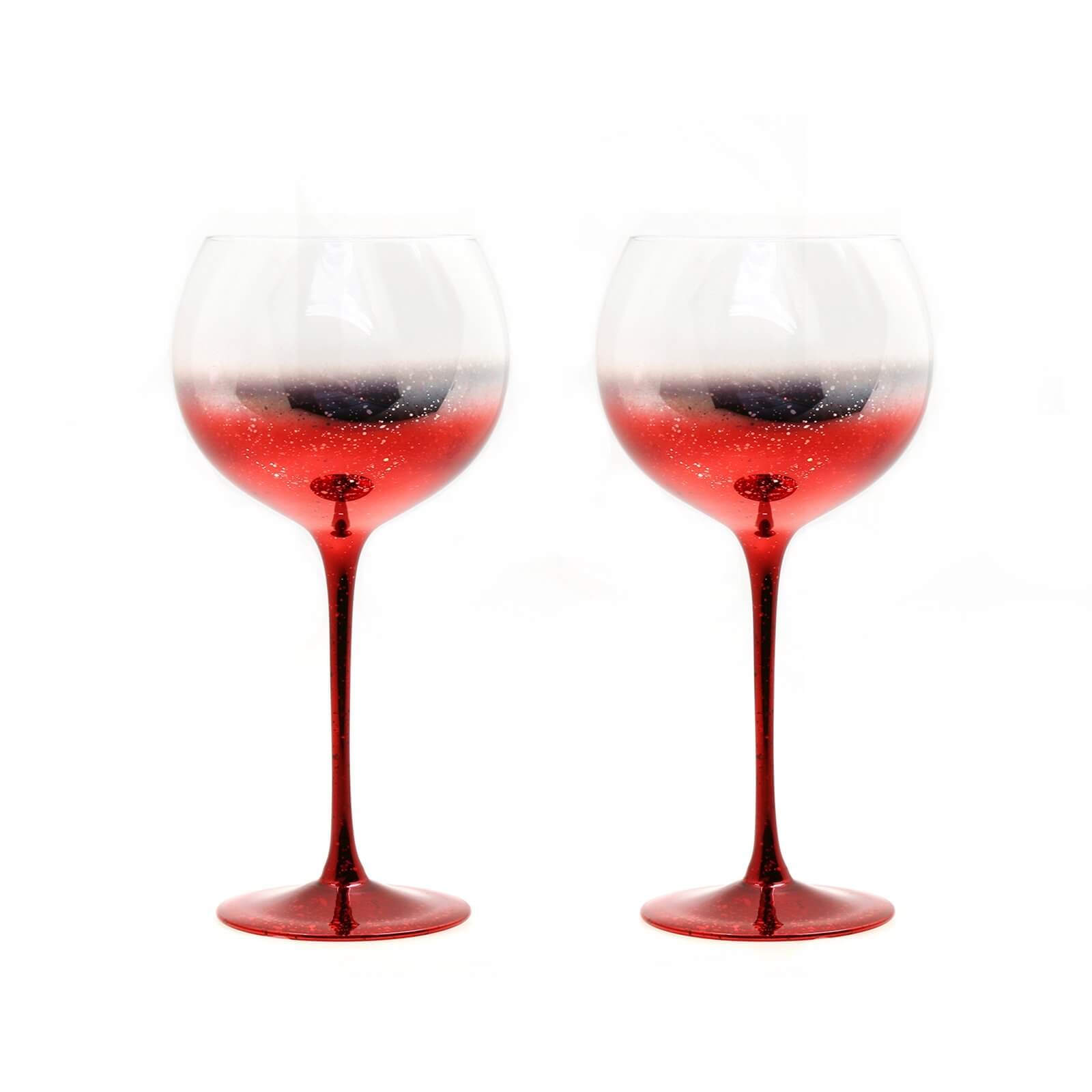Gin Glasses - Set of 2 - Red