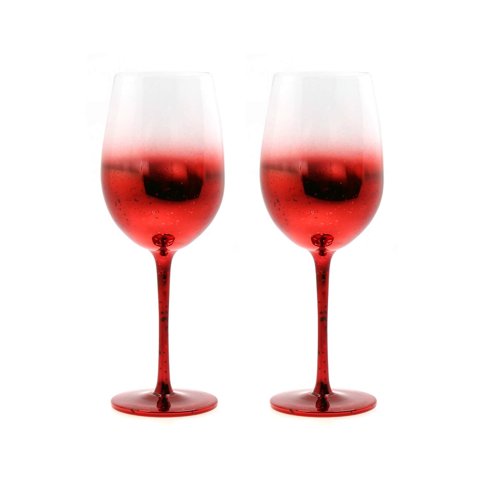 Wine Glasses - Set of 2 - Red