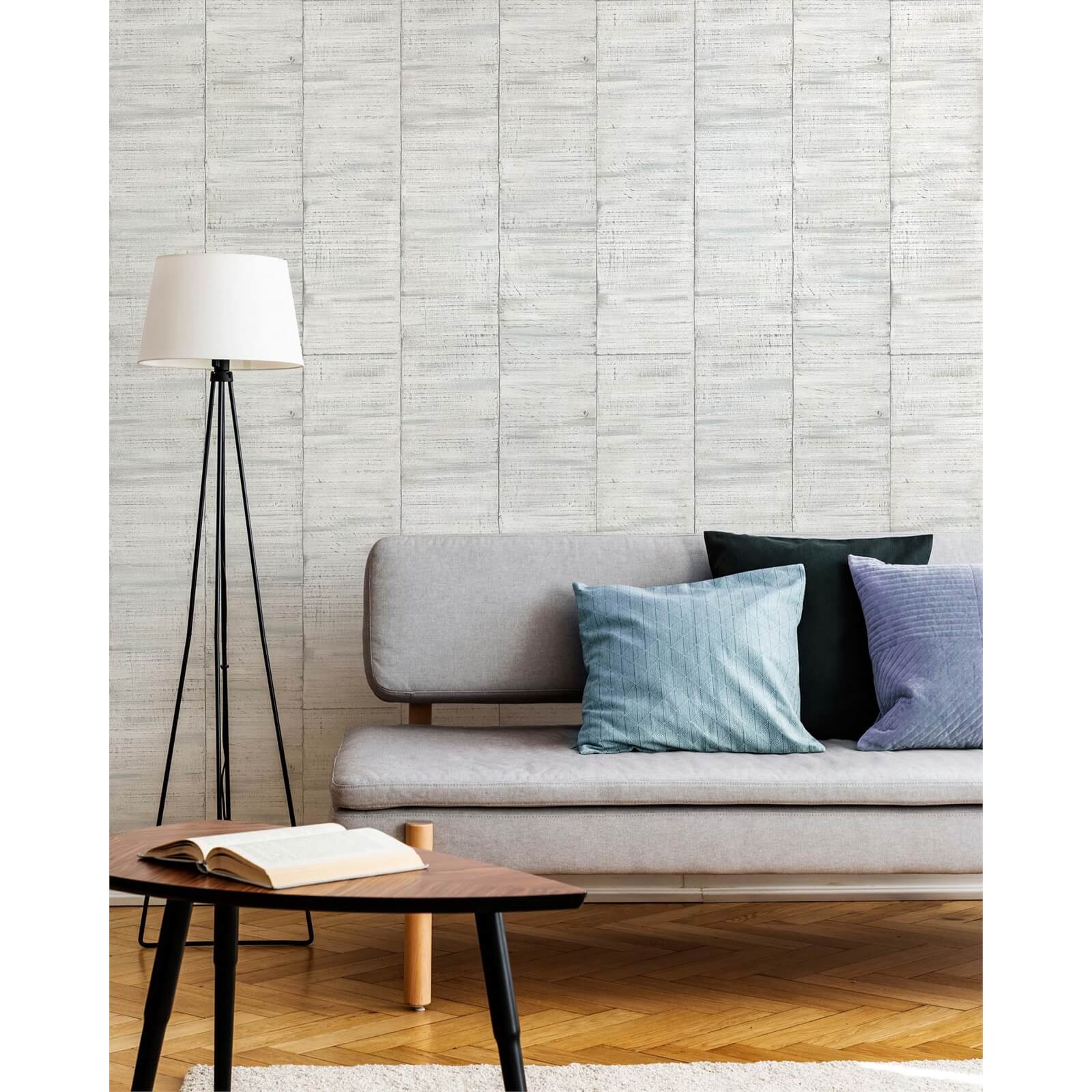 Grandeco Lazare Grey Wallpaper