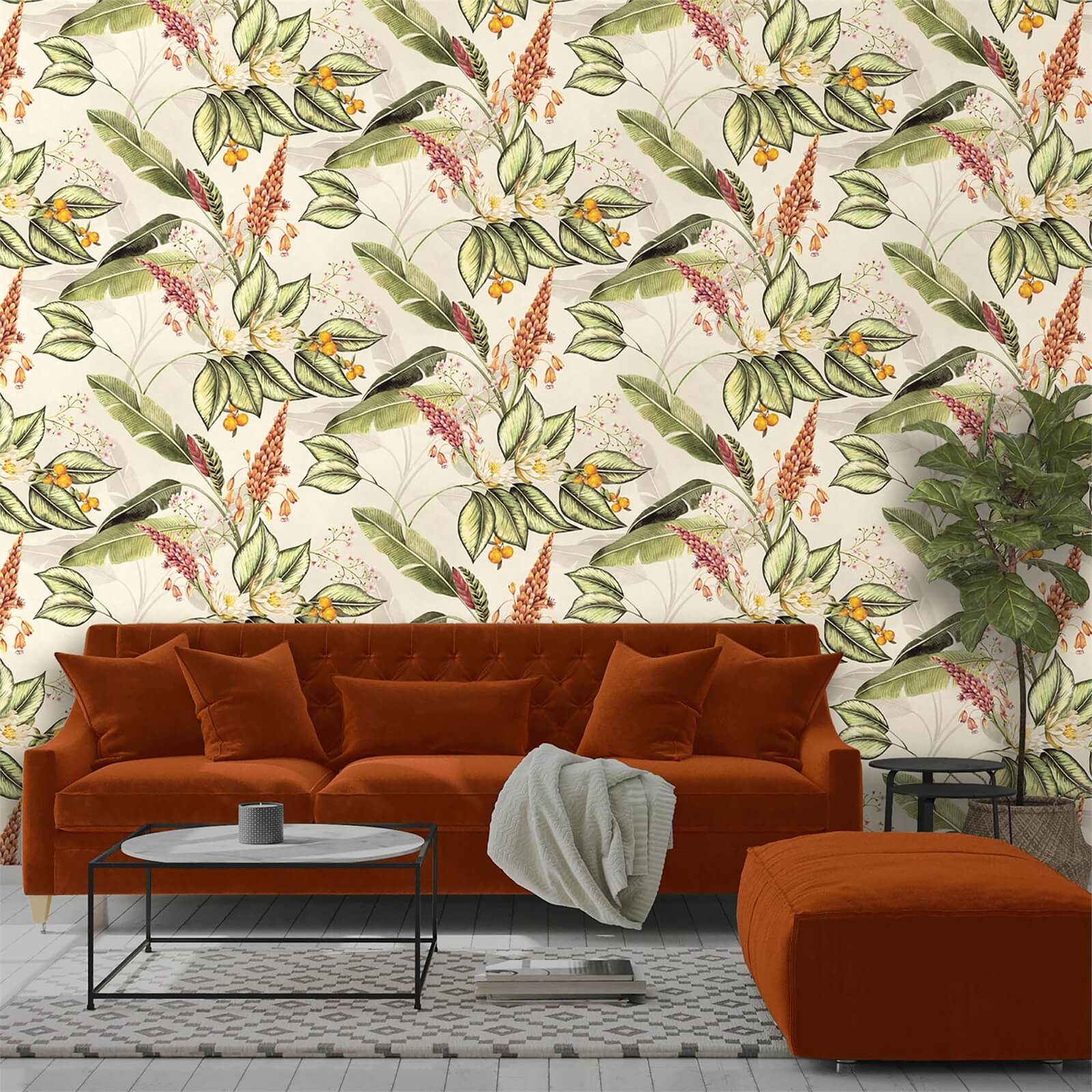 Belgravia Decor Paradise Garden Multi Wallpaper