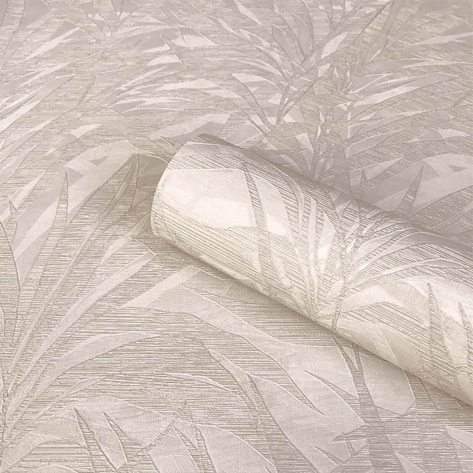 Belgravia Decor Palm Soft Beige Wallpaper