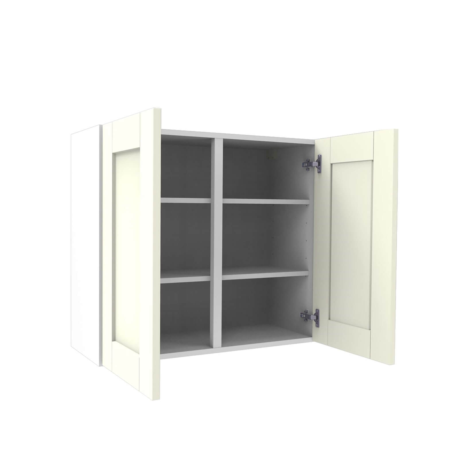 Timber Shaker Ivory 800mm Wall Unit