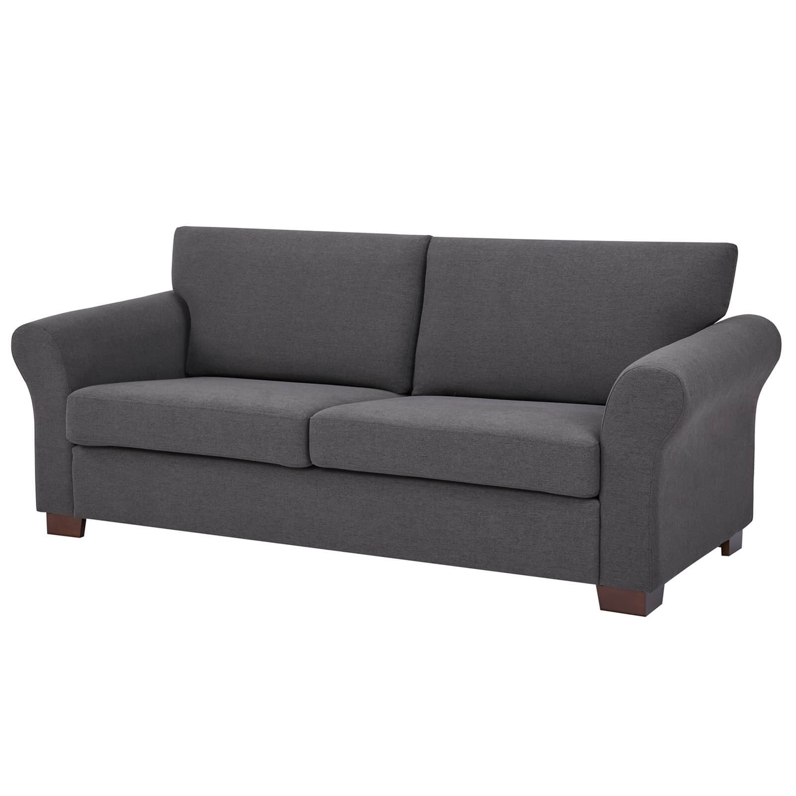 Hayley 3 Seater Sofa - Charcoal