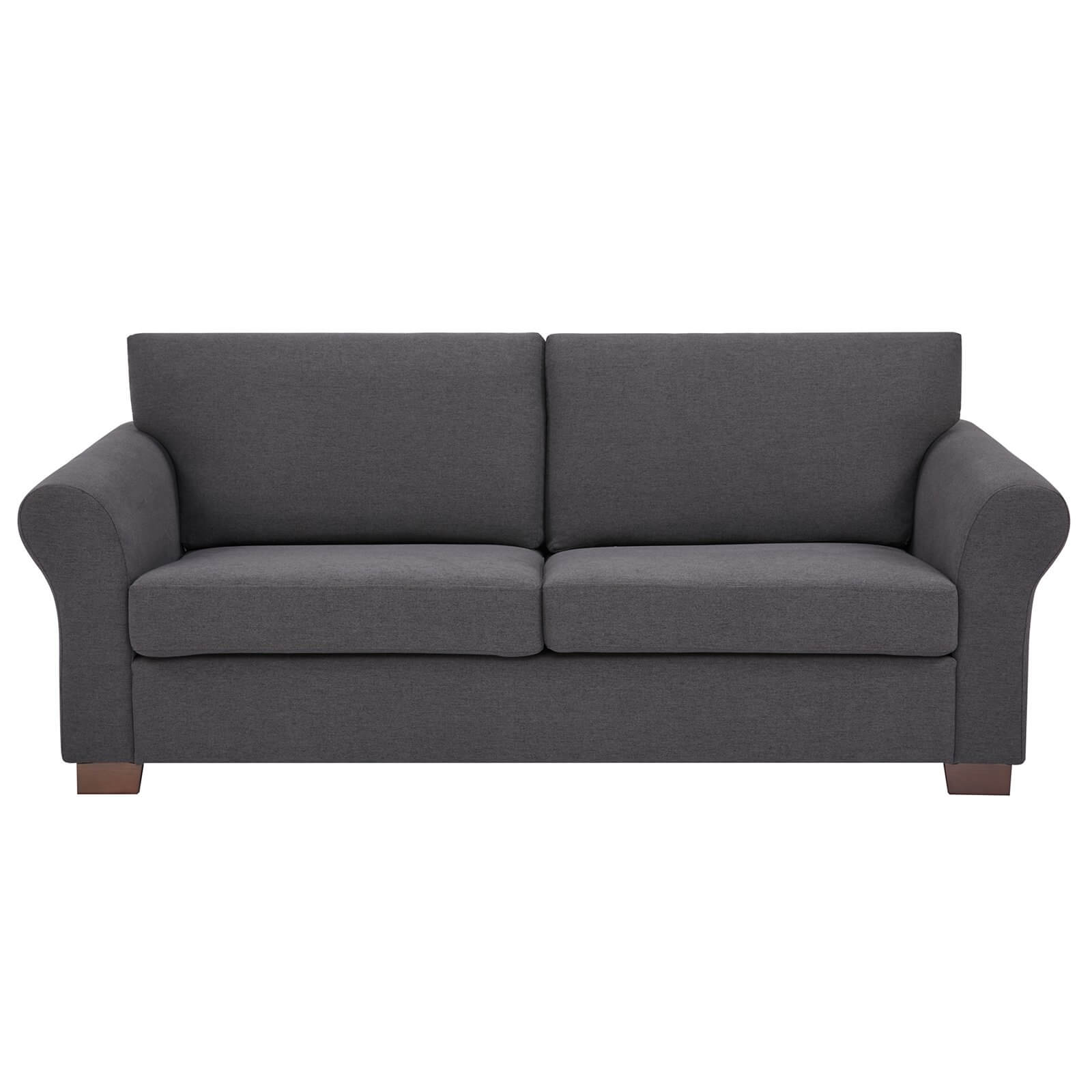 Hayley 3 Seater Sofa - Charcoal