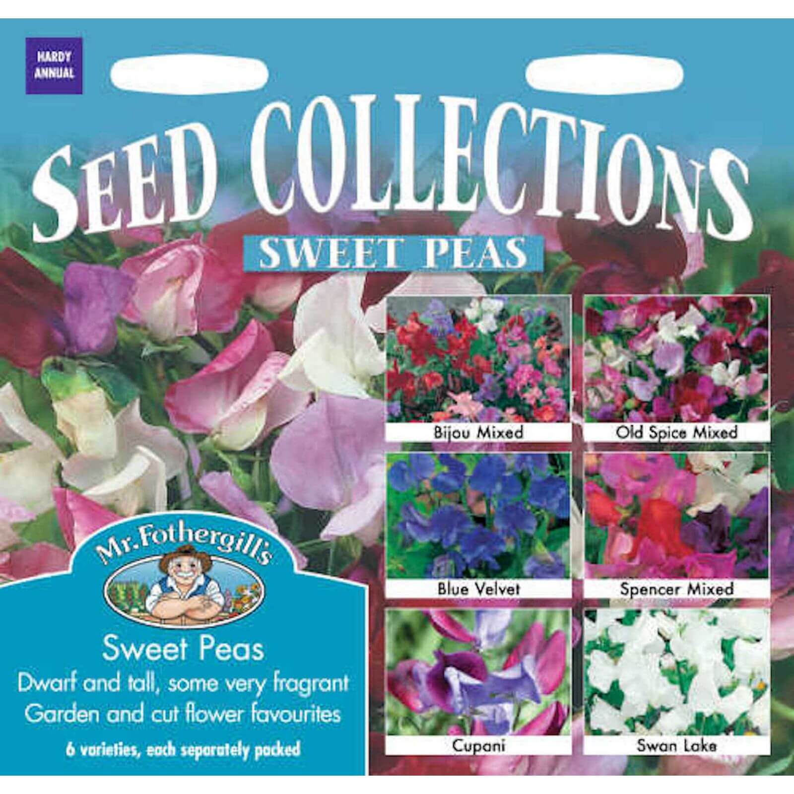 Mr. Fothergill's Sweet Pea Collection (Lathyrus Odoratus) Bulbs