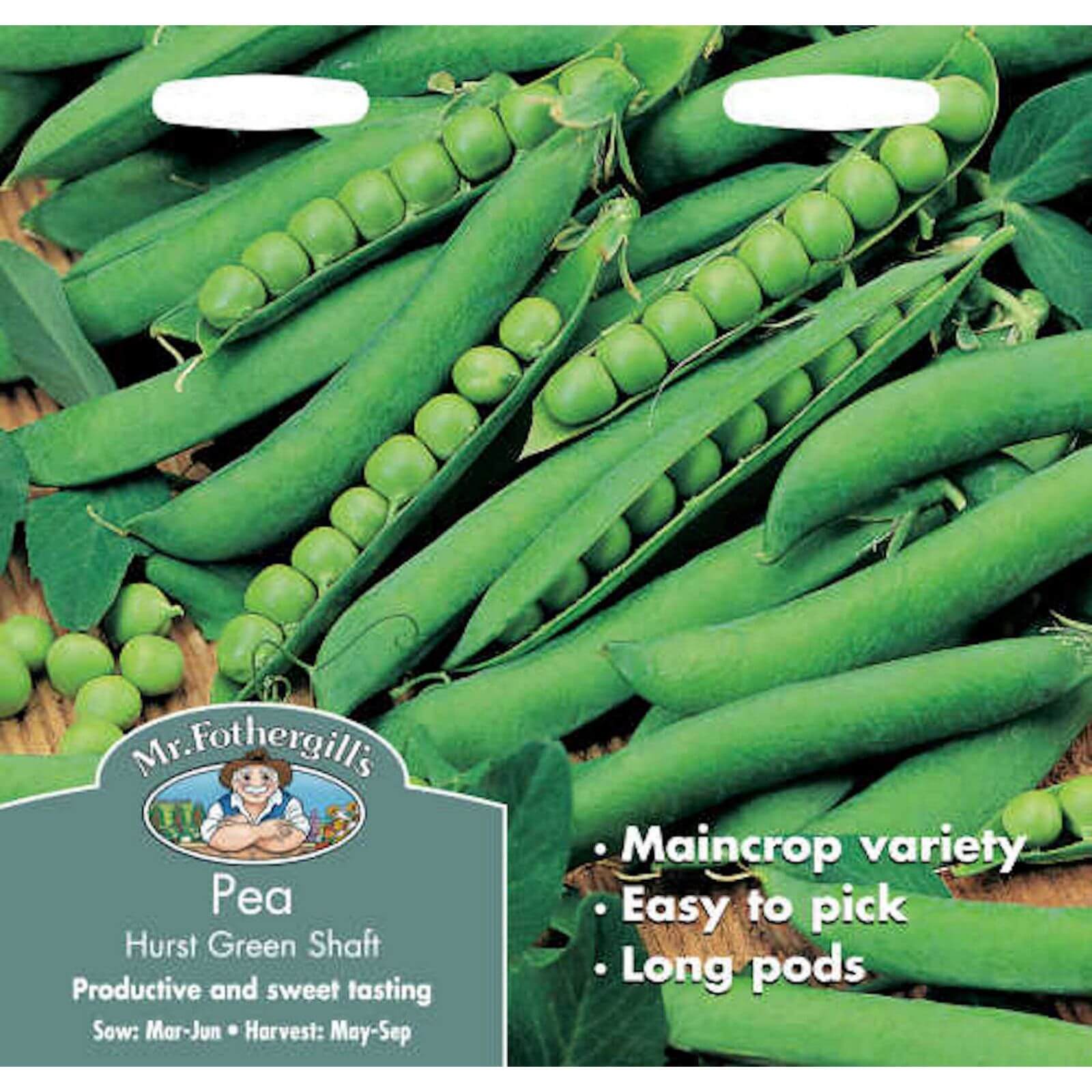Mr. Fothergill's Pea Hurst Greenshaft (Pisum Sativum) Seeds