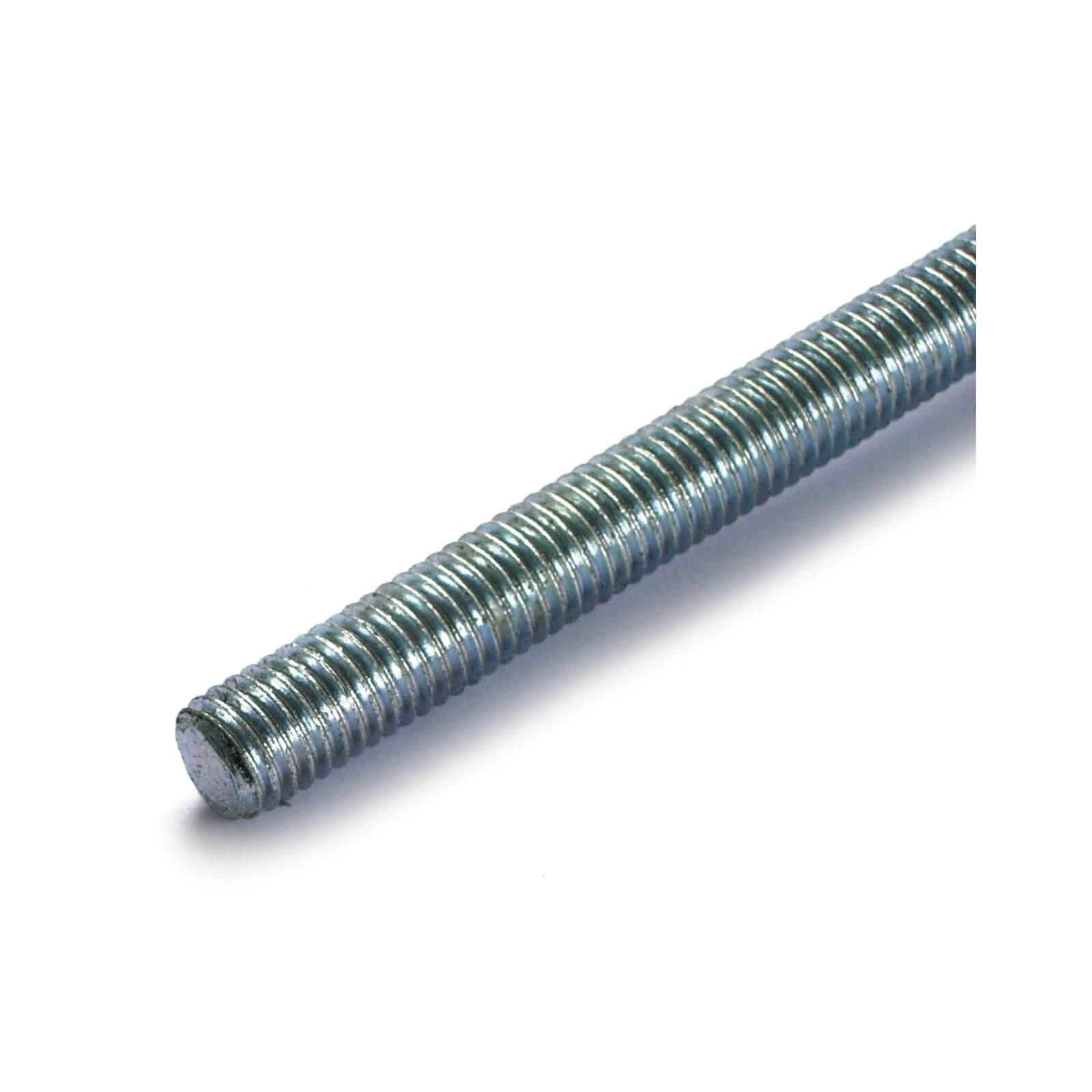 Threaded Rod (500mm) - Bright Zinc Plated - M6 - 2 Pack