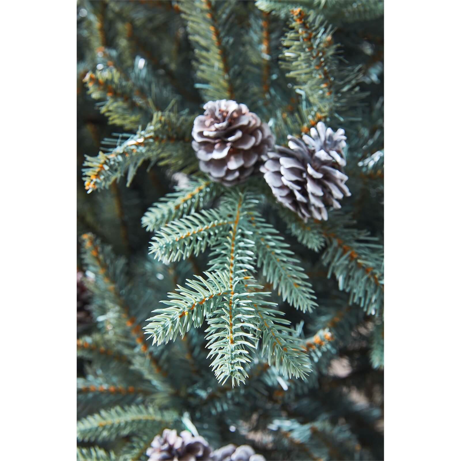 7ft Rocky Mountain Pre-Decorated Artificial Christmas Tree