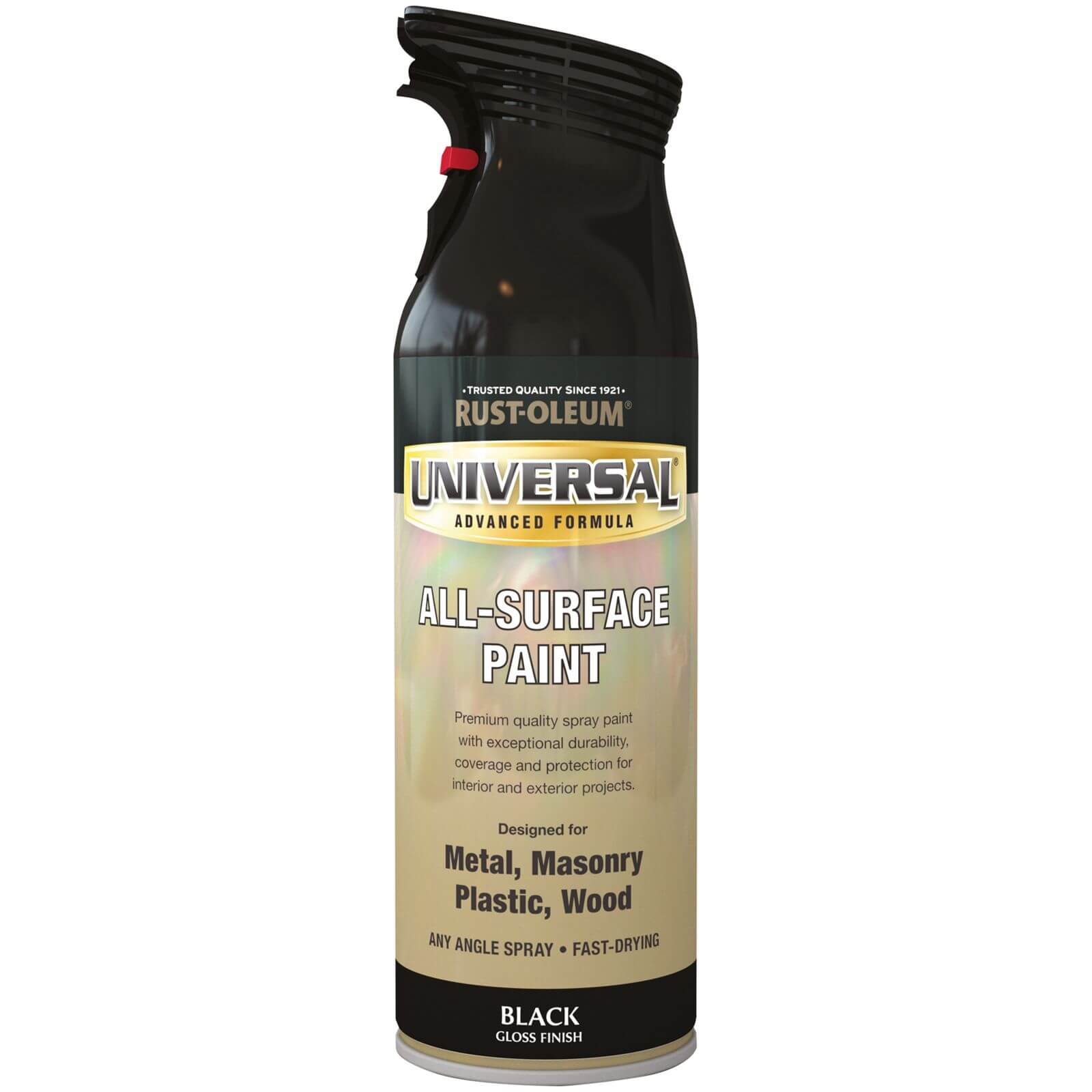 Rust-Oleum Universal Gloss Spray Paint Black - 400ml