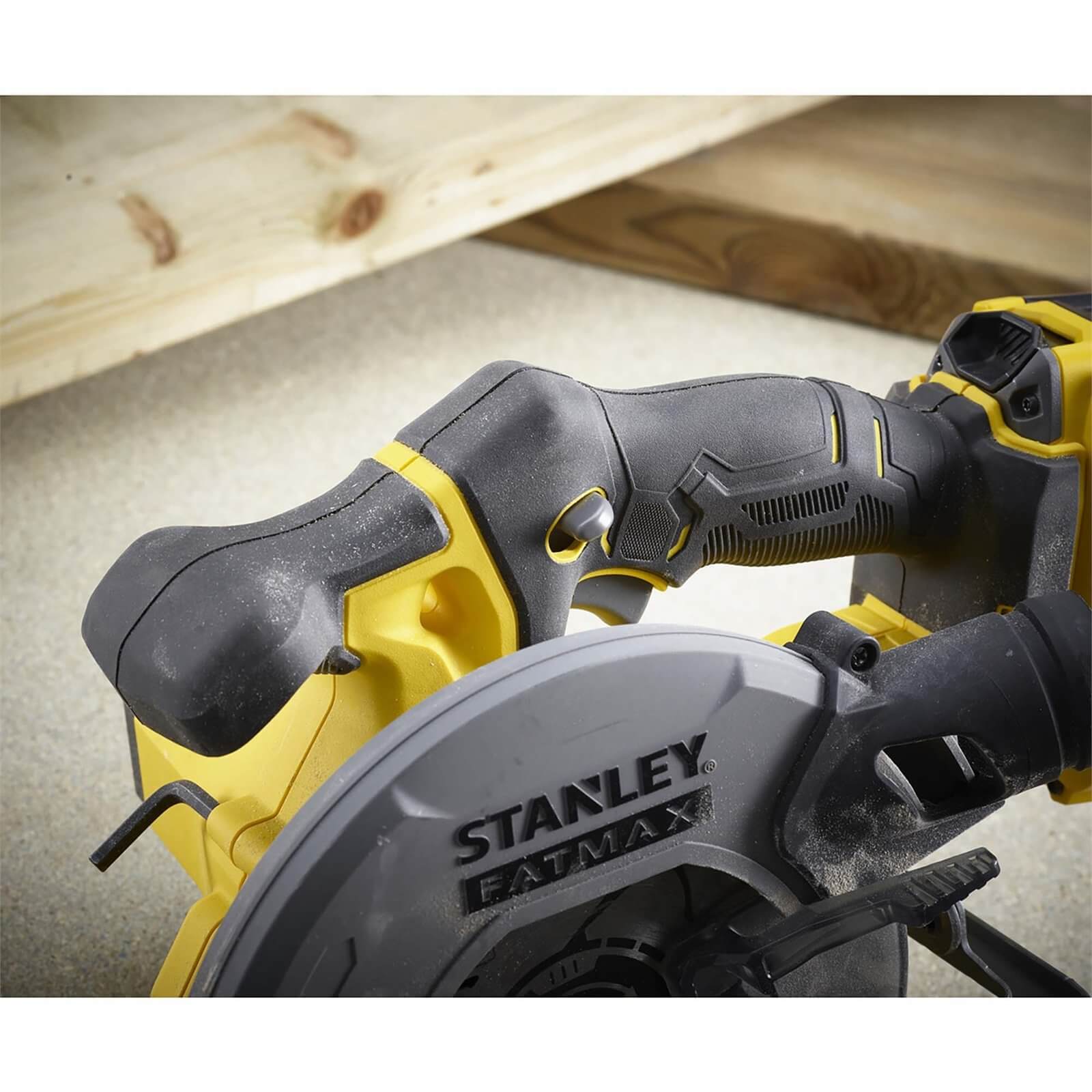 STANLEY FATMAX V20 18V Cordless Circular Saw with Kit Box (SFMCS500D1K-GB)