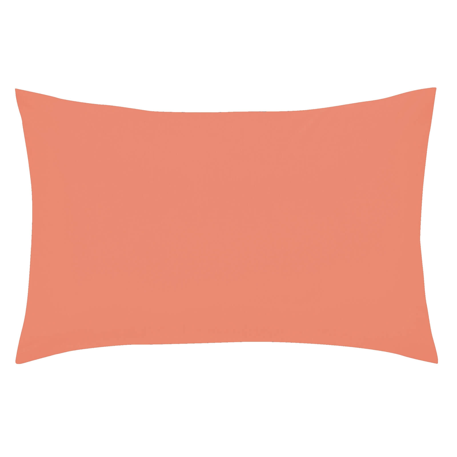 Helena Springfield Copenhagen Plain Dye Pillowcase Standard - Coral