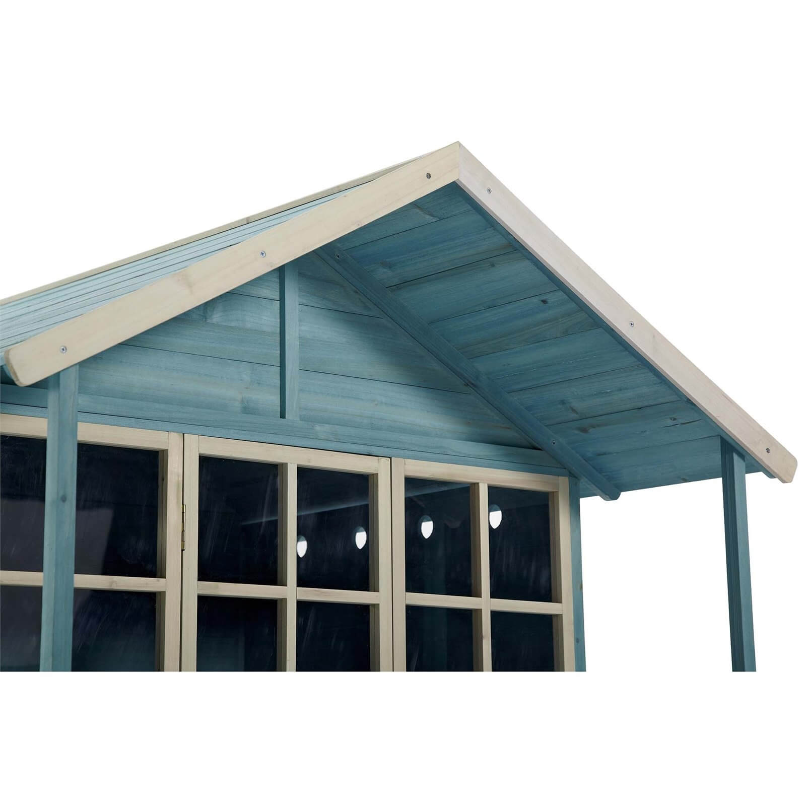 Plum Deckhouse Wooden Playhouse Teal Homebase