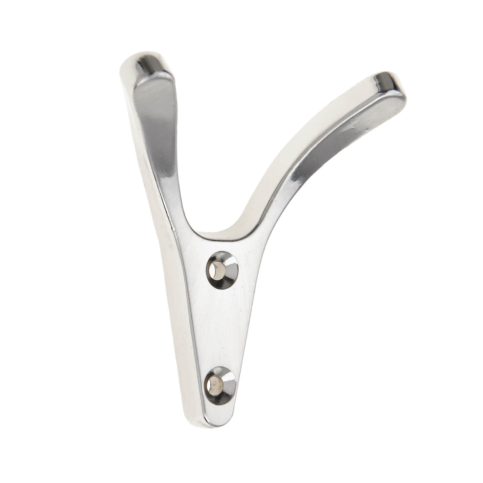 Two Prong Ant Hook - Satin Nickel