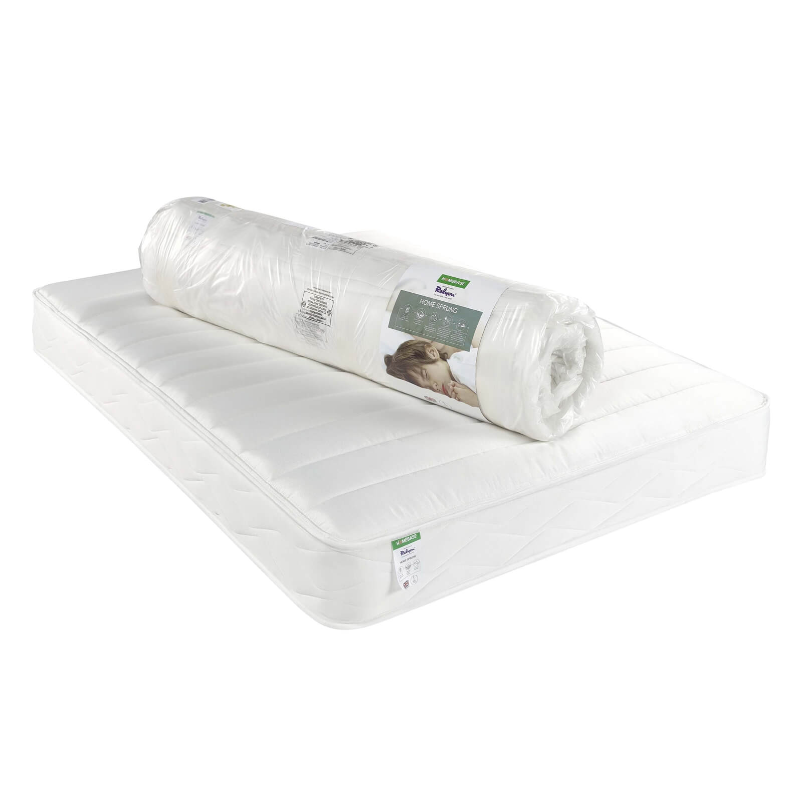 Relyon Open Coil Rolled Mattress - Double