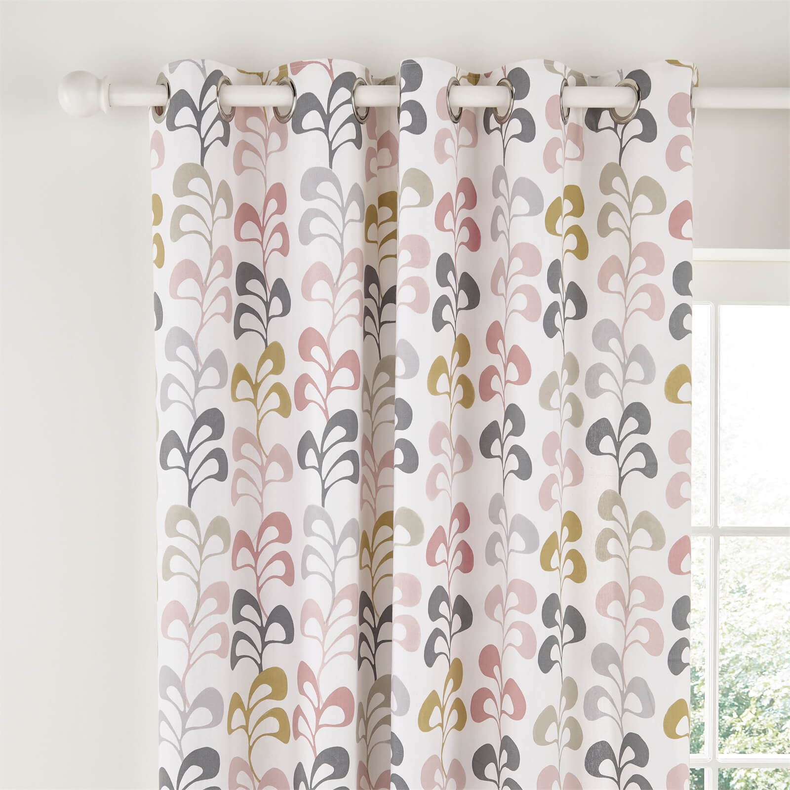Helena Springfield Copenhagen Liv Lined Curtains - 168x183cm - Blush