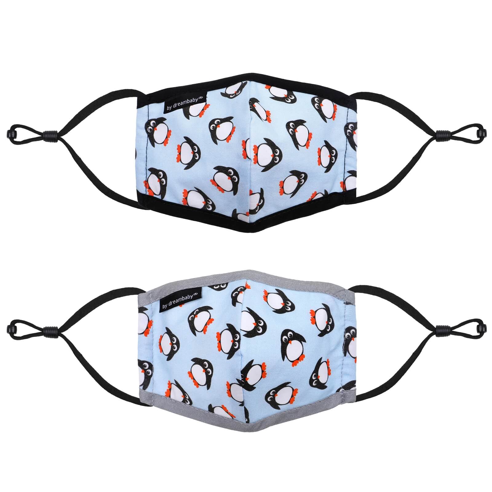 Dreambaby Reusable Penguin Face Masks (Child) - 2 Pack