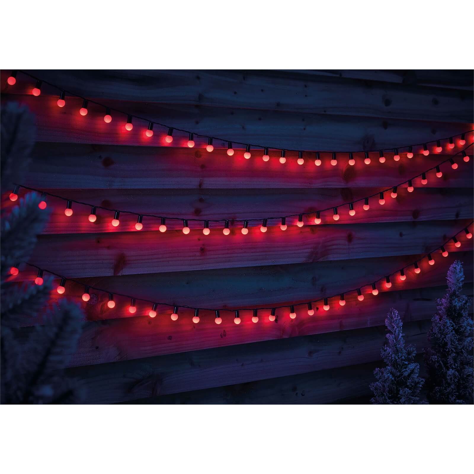 180 Berry String Lights - Red