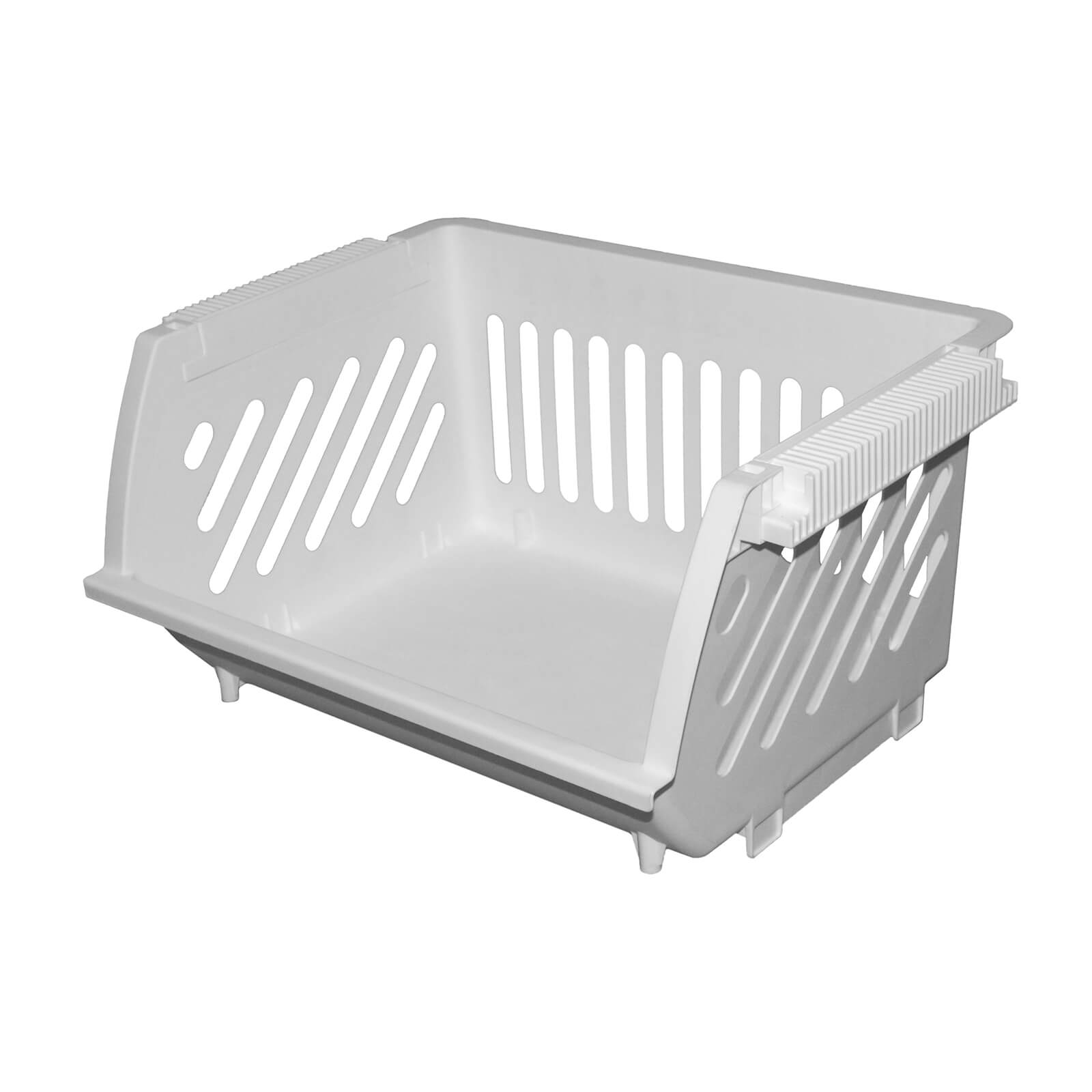 Multi Functional Stacking Basket - White