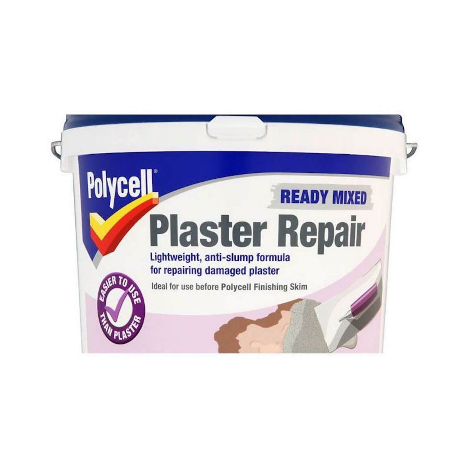 Polycell Ready Mix Plaster Repair Polyfilla 2.5L Homebase