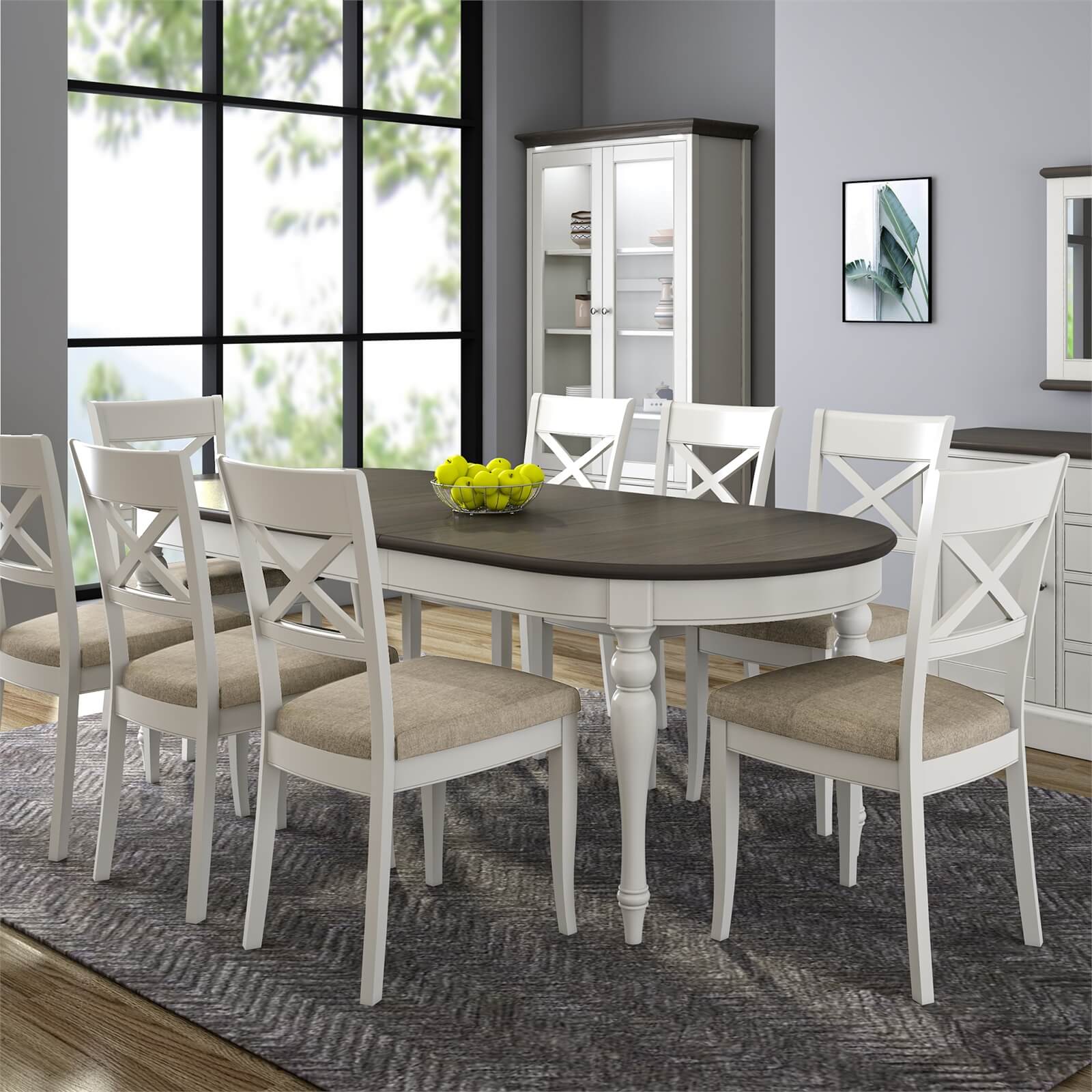 Providence 4 Seater Dining Set - Montreux Dining Chairs