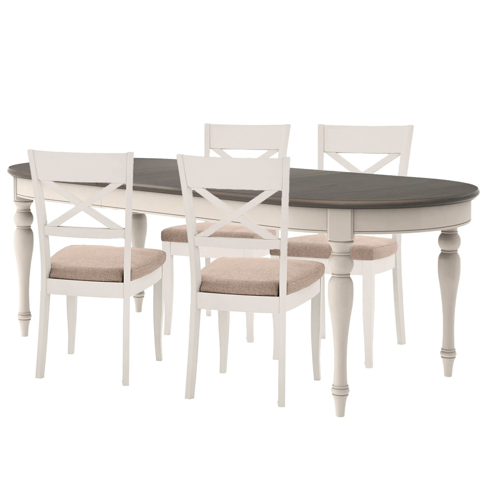 Providence 4 Seater Dining Set - Montreux Dining Chairs