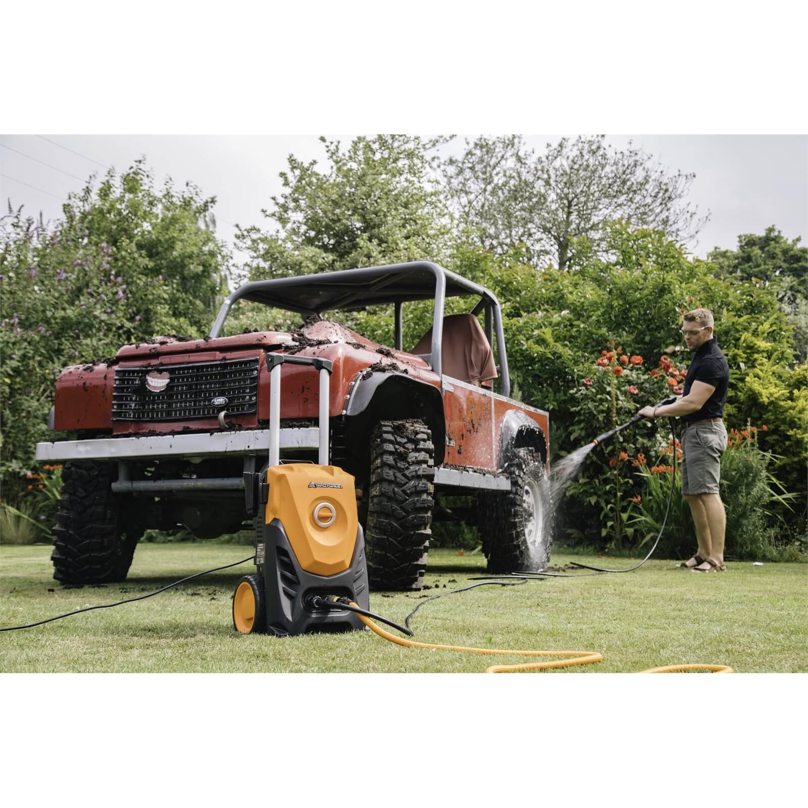 Yard Force 130 Bar 1800W High-Pressure Washer with Accessories