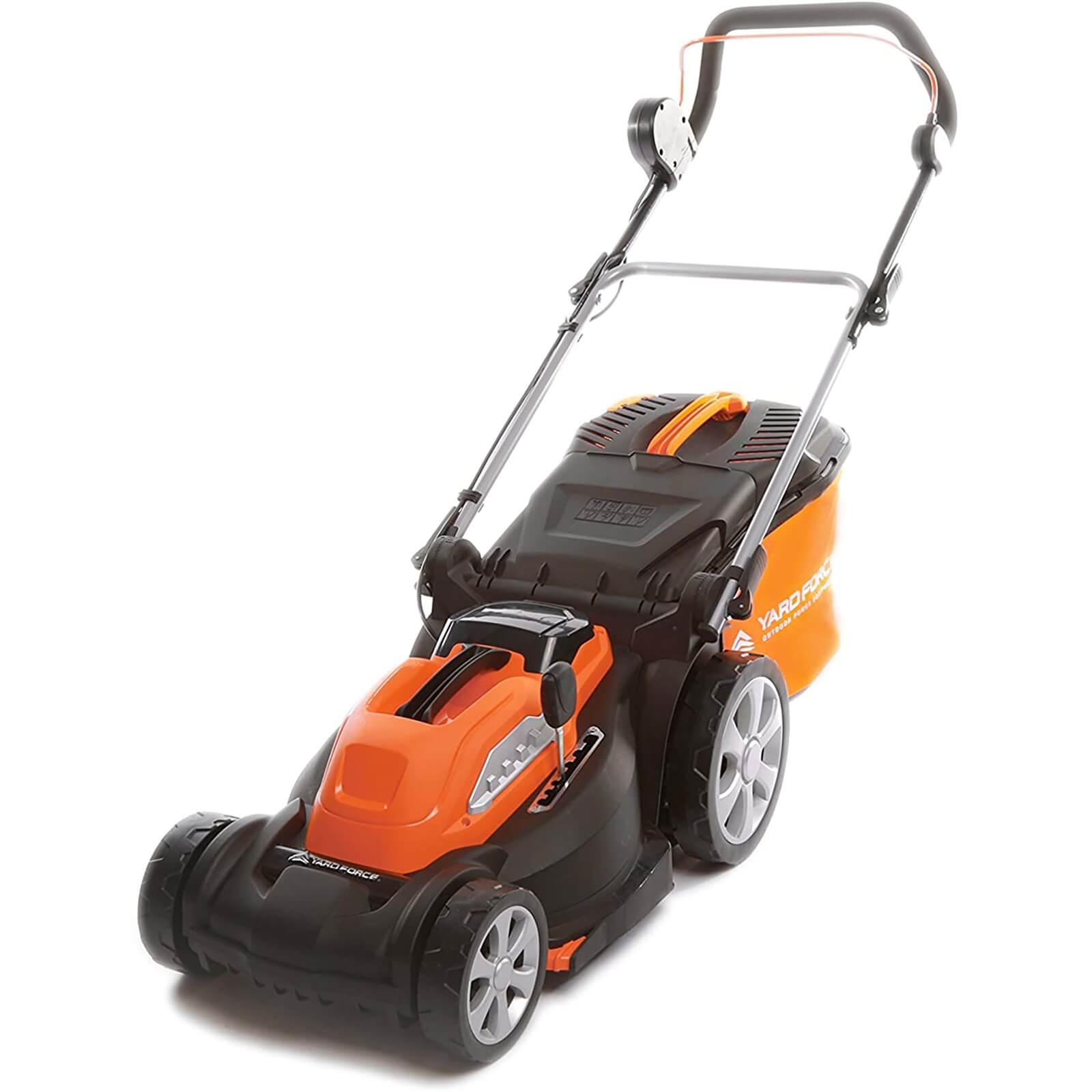 Yard Force 40V 37cm Cordless Lawnmower with 2.5AH Lithium ion Battery Quick Charger Homebase