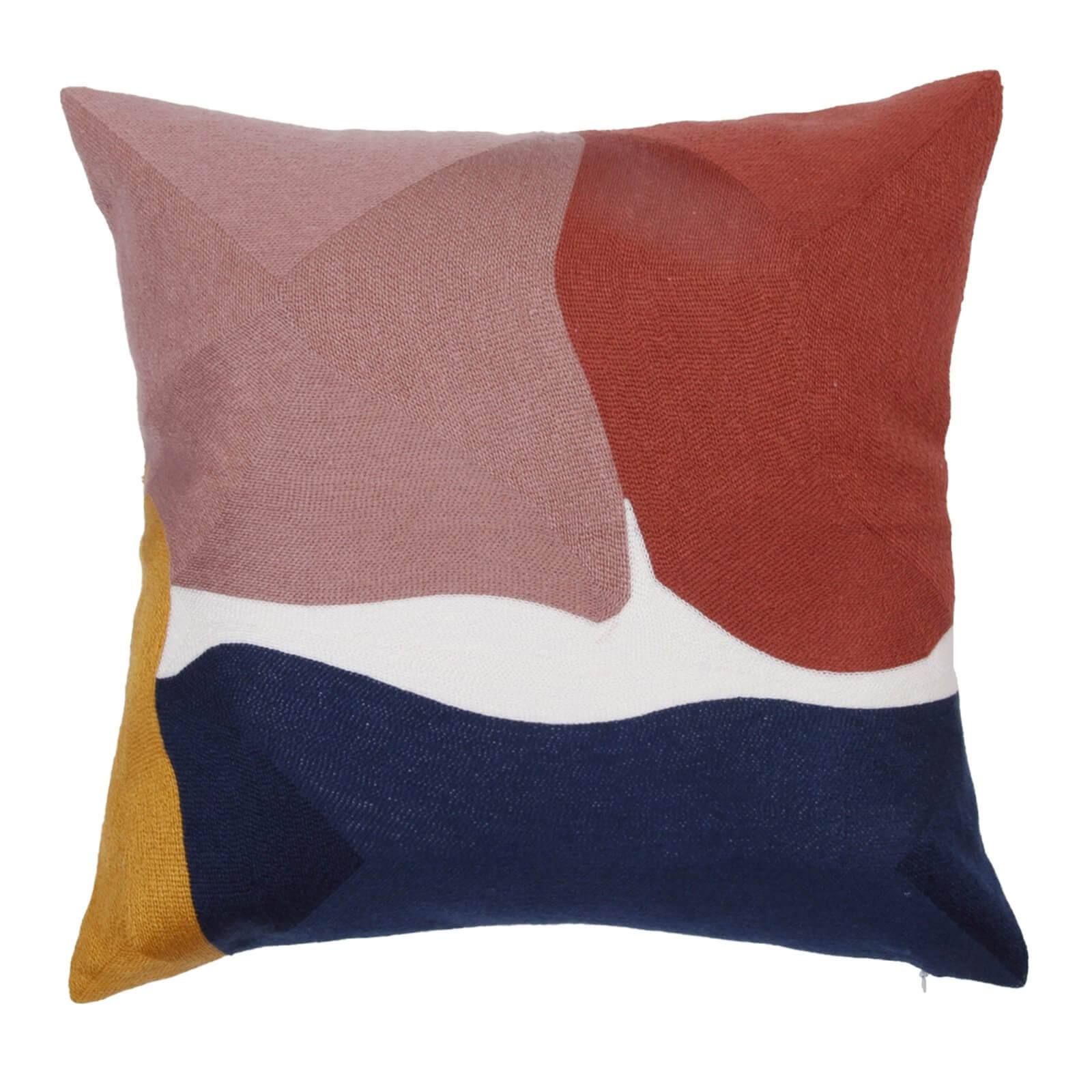 Abstract Cushion - Multi-coloured - 45x45cm