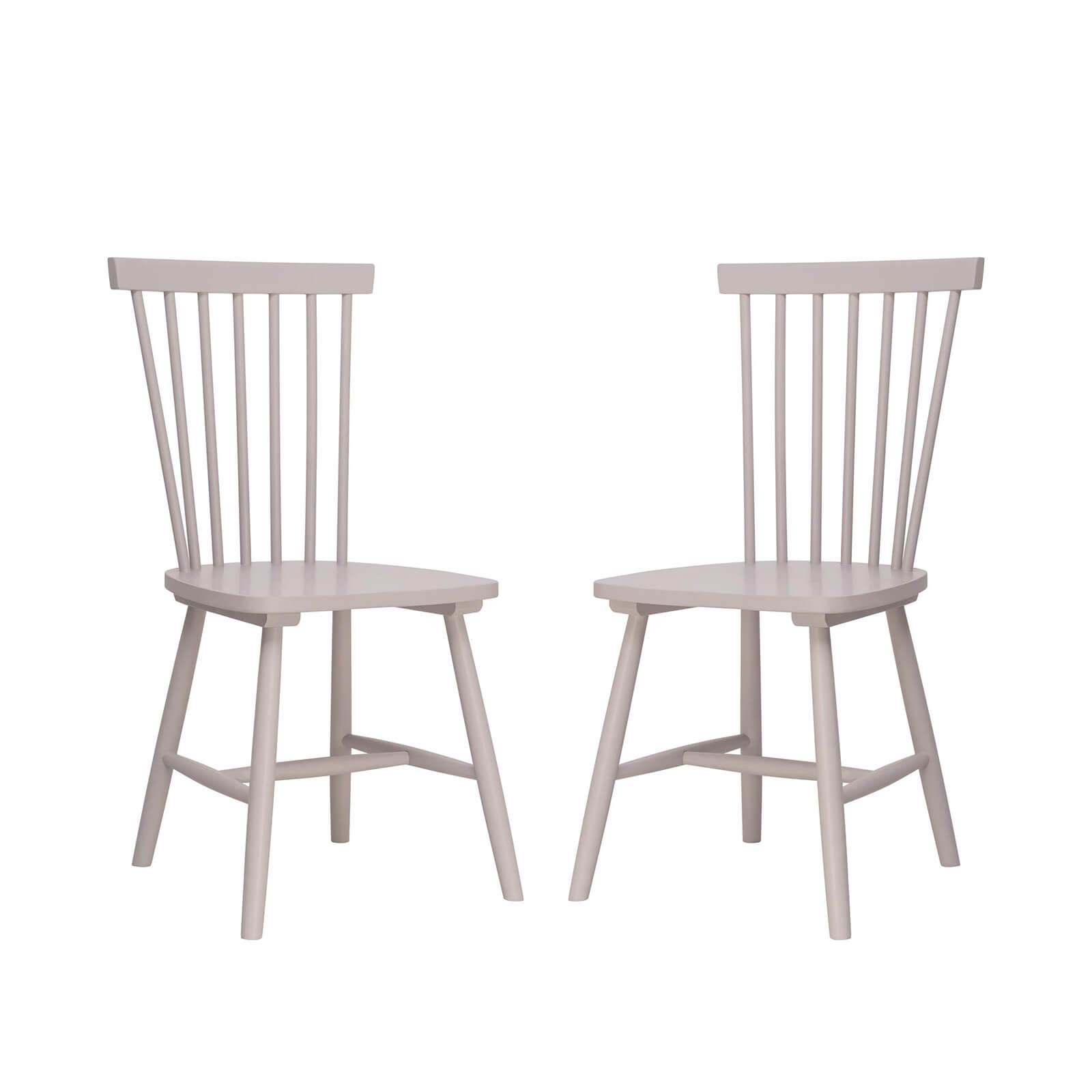 Laura Spindle Back Chair - Set of 2 - Lilac