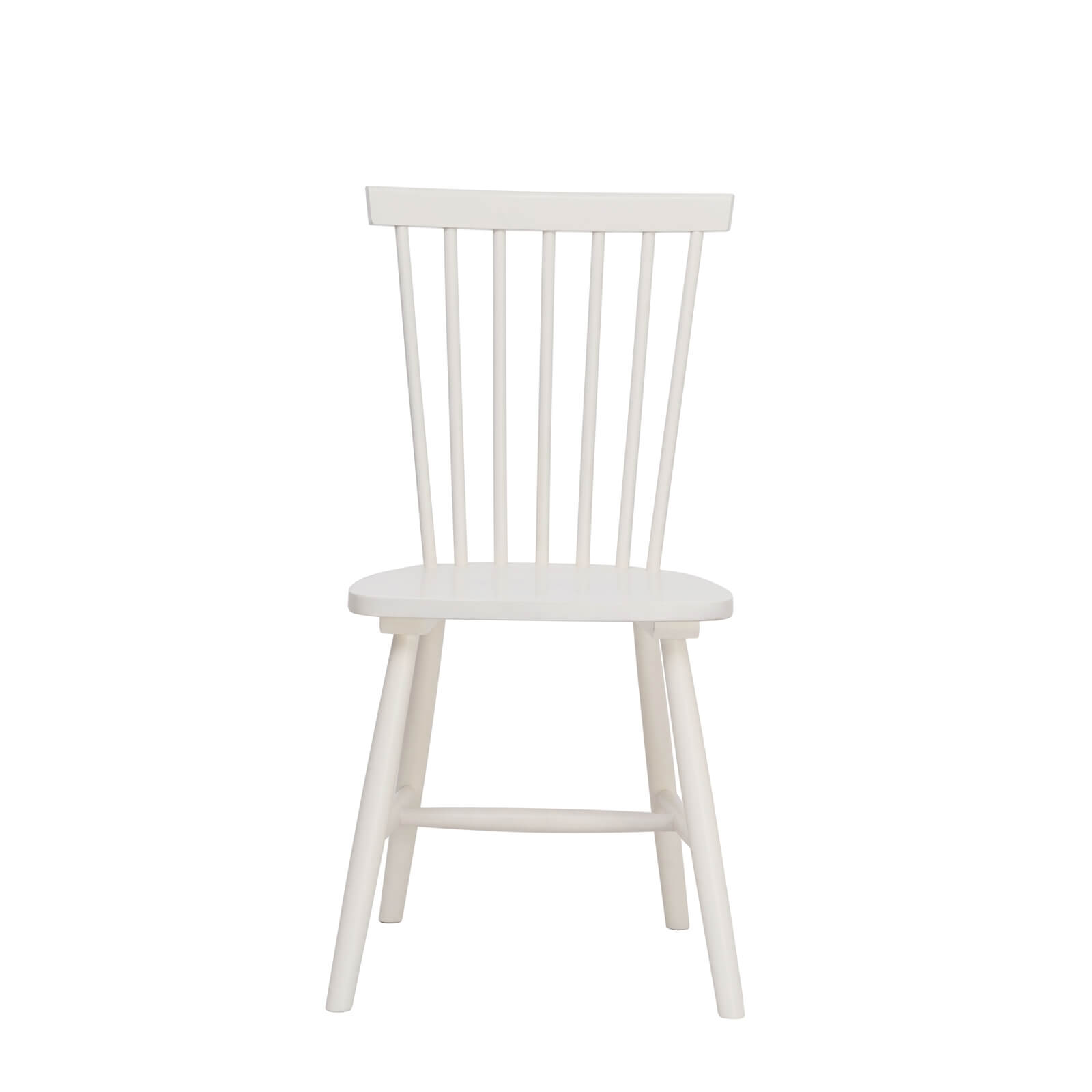 Laura Spindle Back Chair - Set of 2 - Ivory