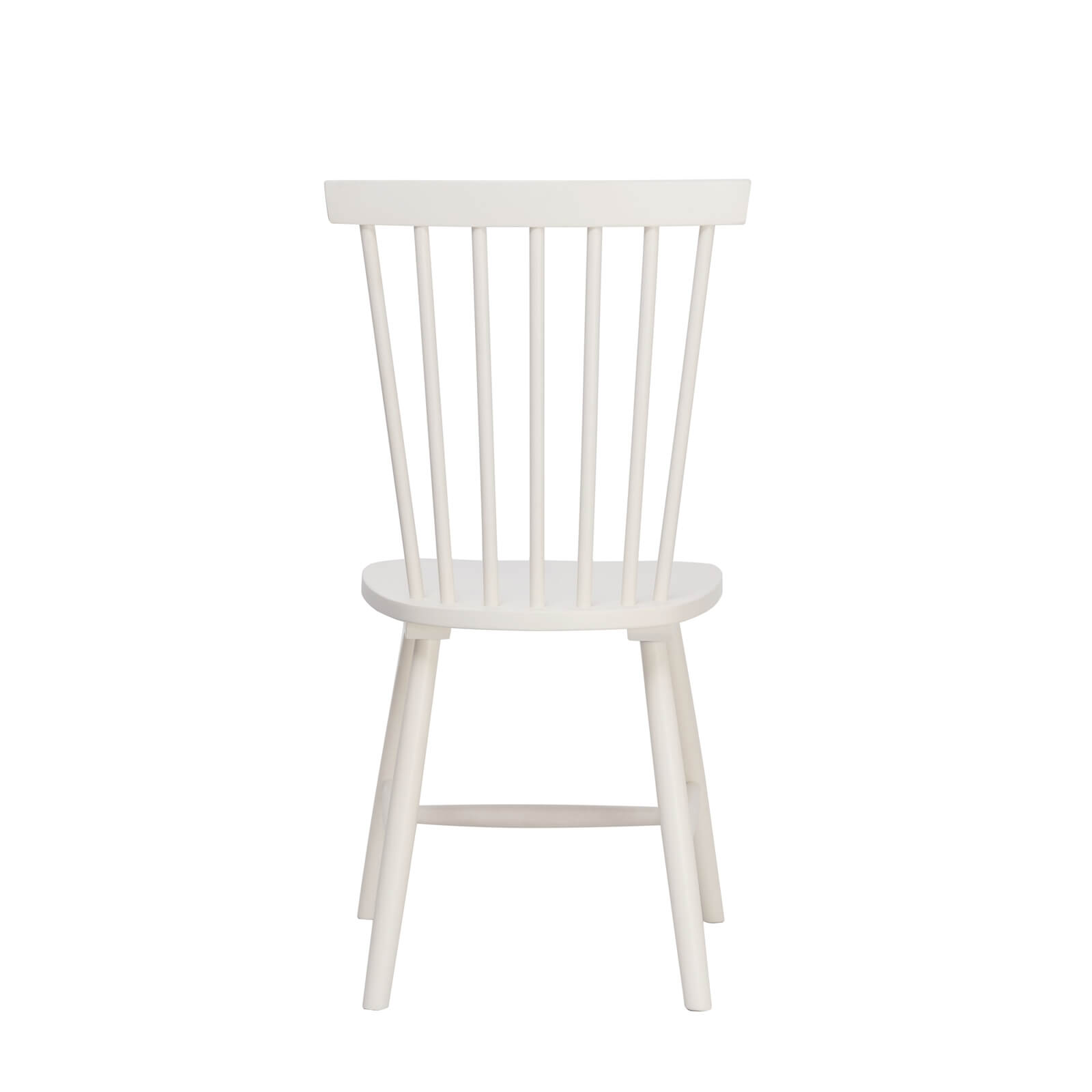 Laura Spindle Back Chair - Set of 2 - Ivory