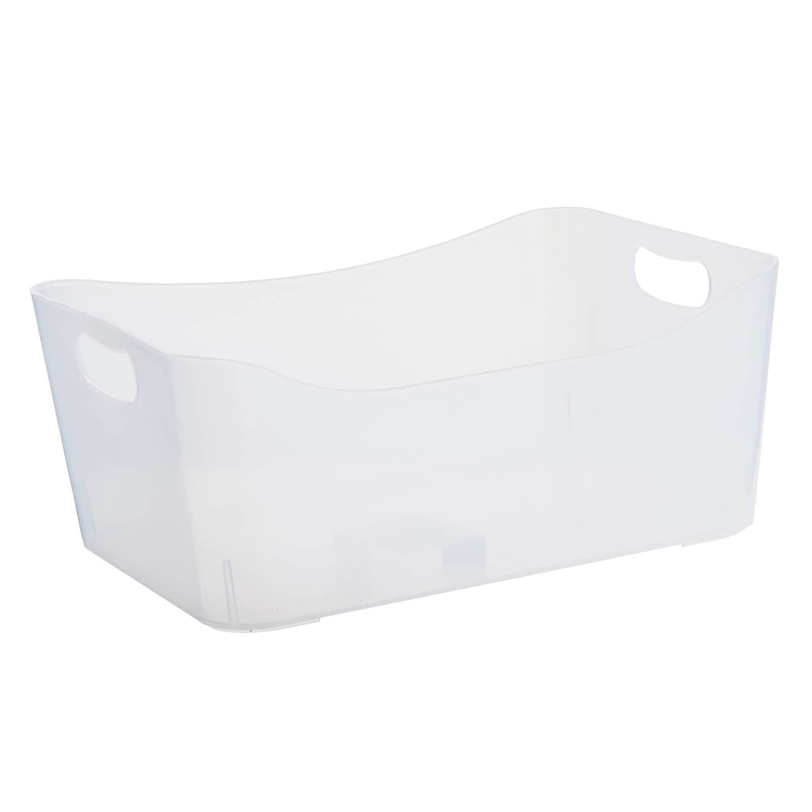 Medium Plastic Storage Box White
