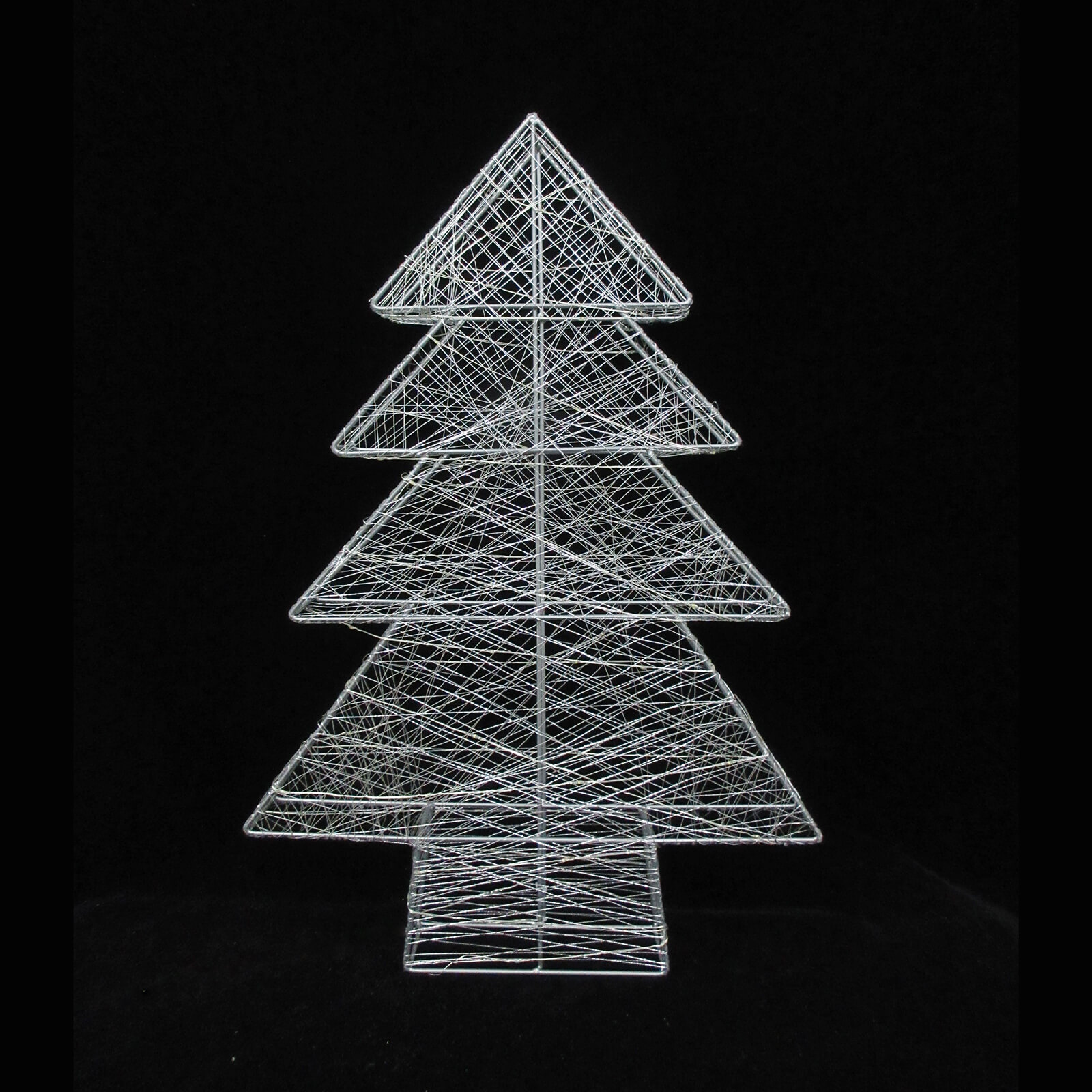 Silver Metal Xmas Tree Light